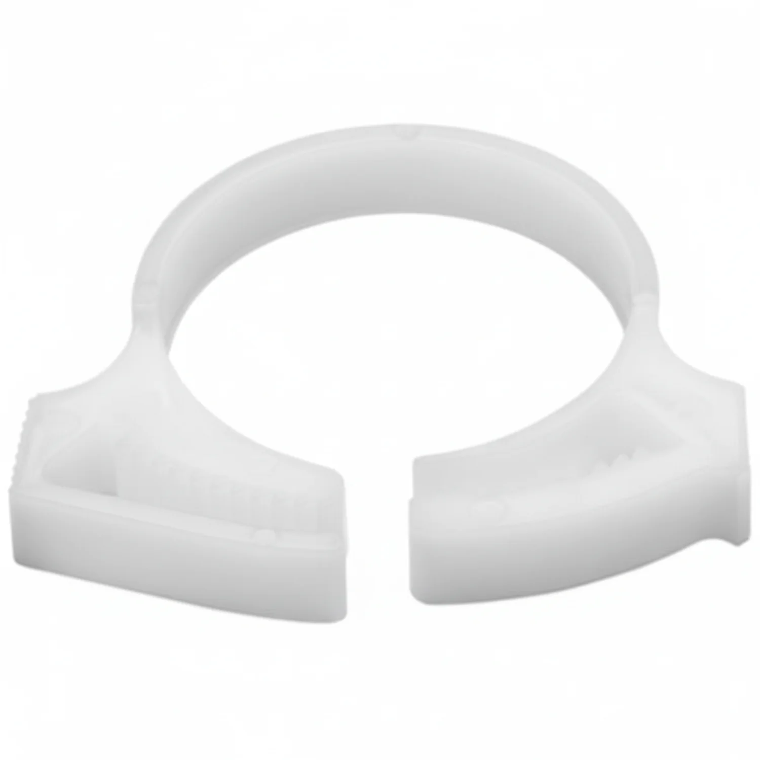 HellermannTyton SNP2210C2 Snapper Hose Clamp, .92"–1.05" Bundle Diameter, POM, White, 100/pkg