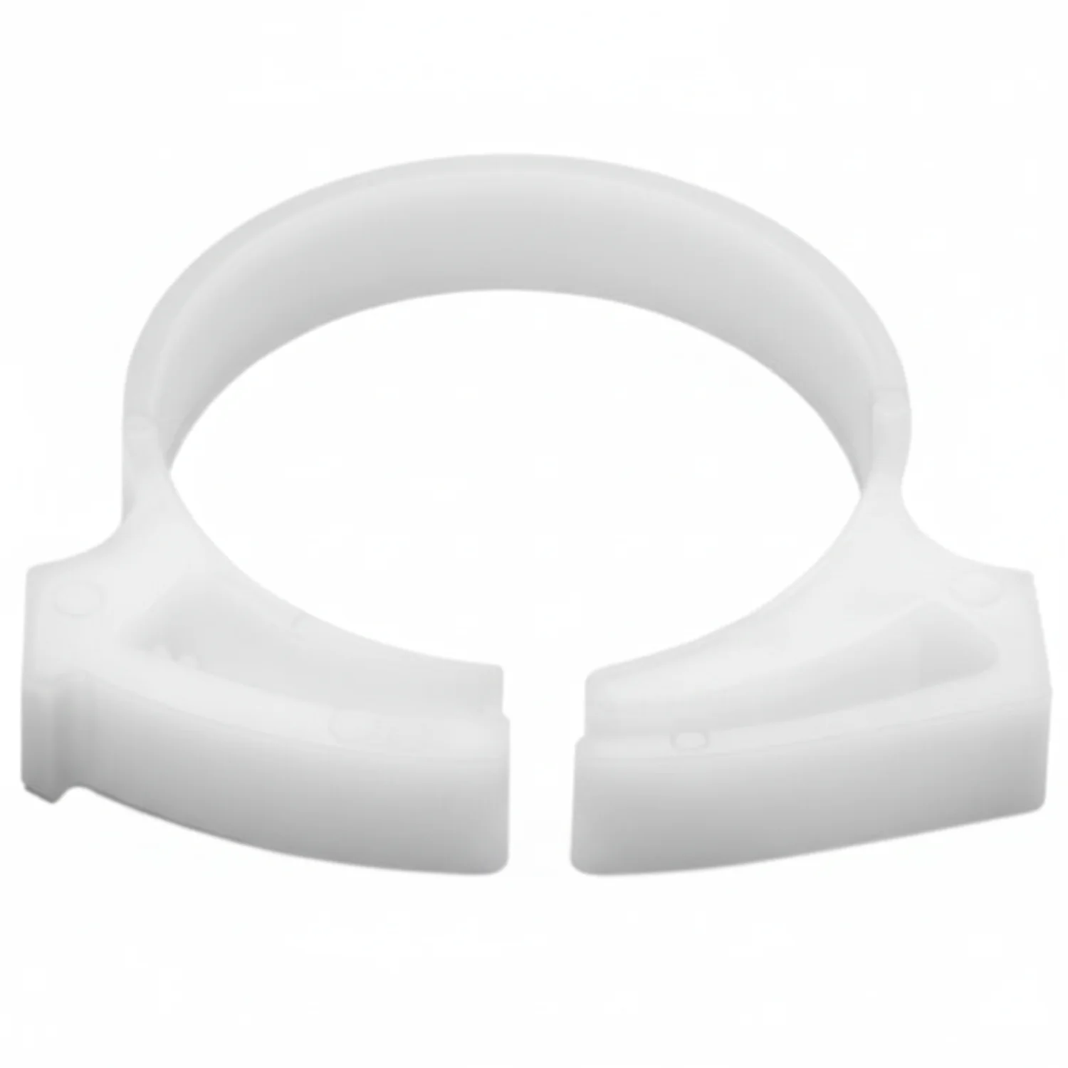 HellermannTyton SNP2810H4 Snapper Hose Clamp, 1.11"–1.27" Bundle Diameter, POM, White, 500/pkg