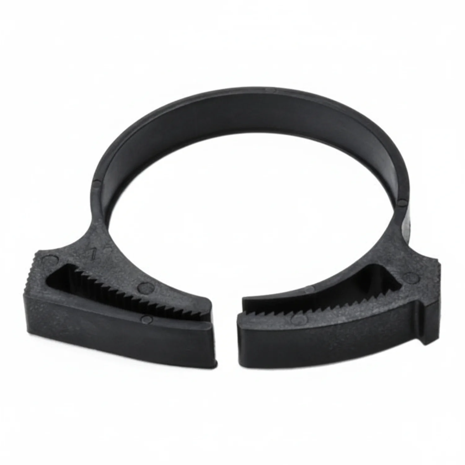 HellermannTyton SNP34GHS0H4 Snapper Hose Clamp, 1.49"–1.59" Bundle Diameter, PA66GF13, Black, 500/pkg