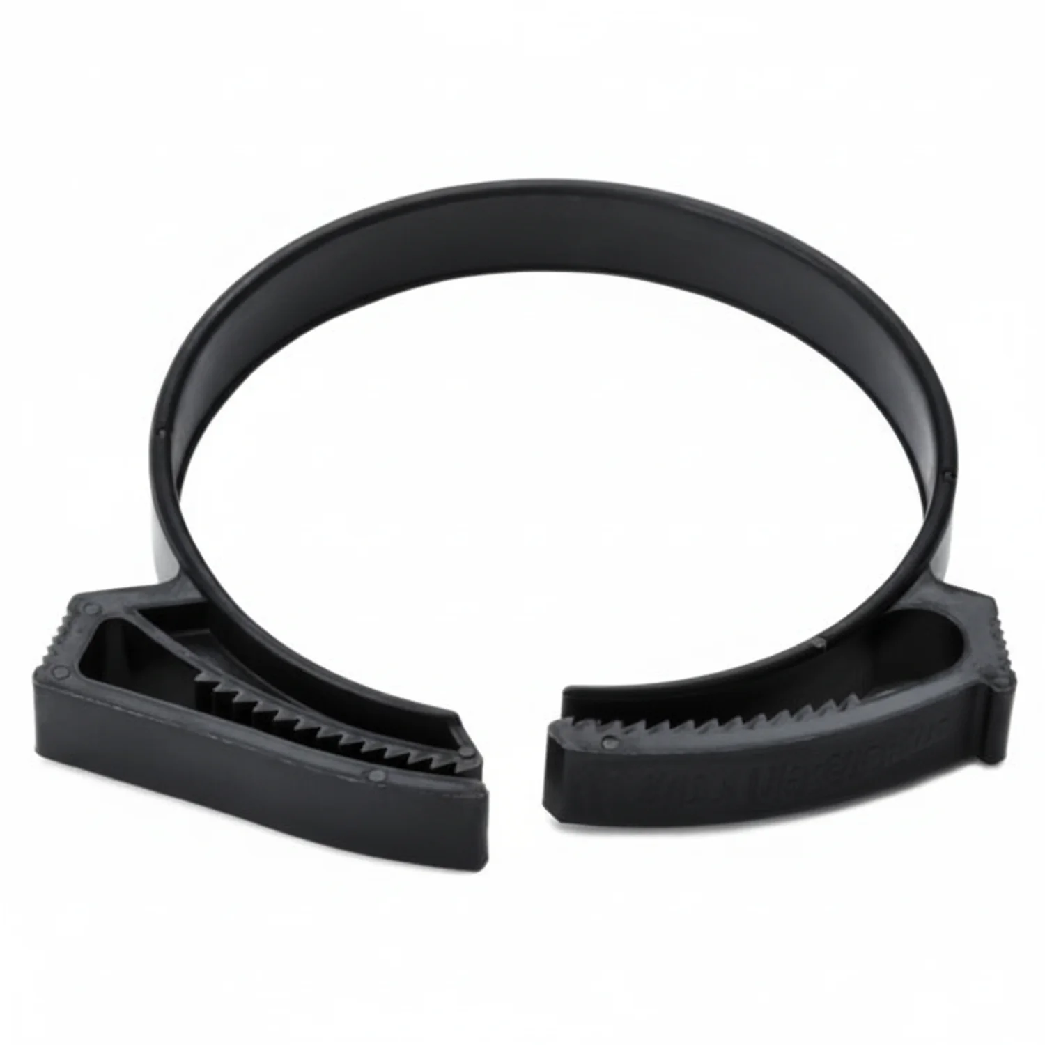 HellermannTyton SNP42NGHS0K2 Snapper Hose Clamp, 1.74"–2.02" Bundle Diameter, PA66GF13, Black, 50/pkg