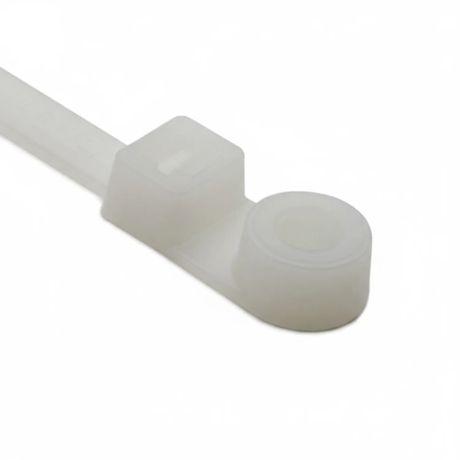 HellermannTyton T120MR9K2 Screw-Mount Cable Tie, 15.6" Long, #1/4 Screw, 4.02" Max Bundle Dia, 120lb, PA66, Natural, 50/bag
