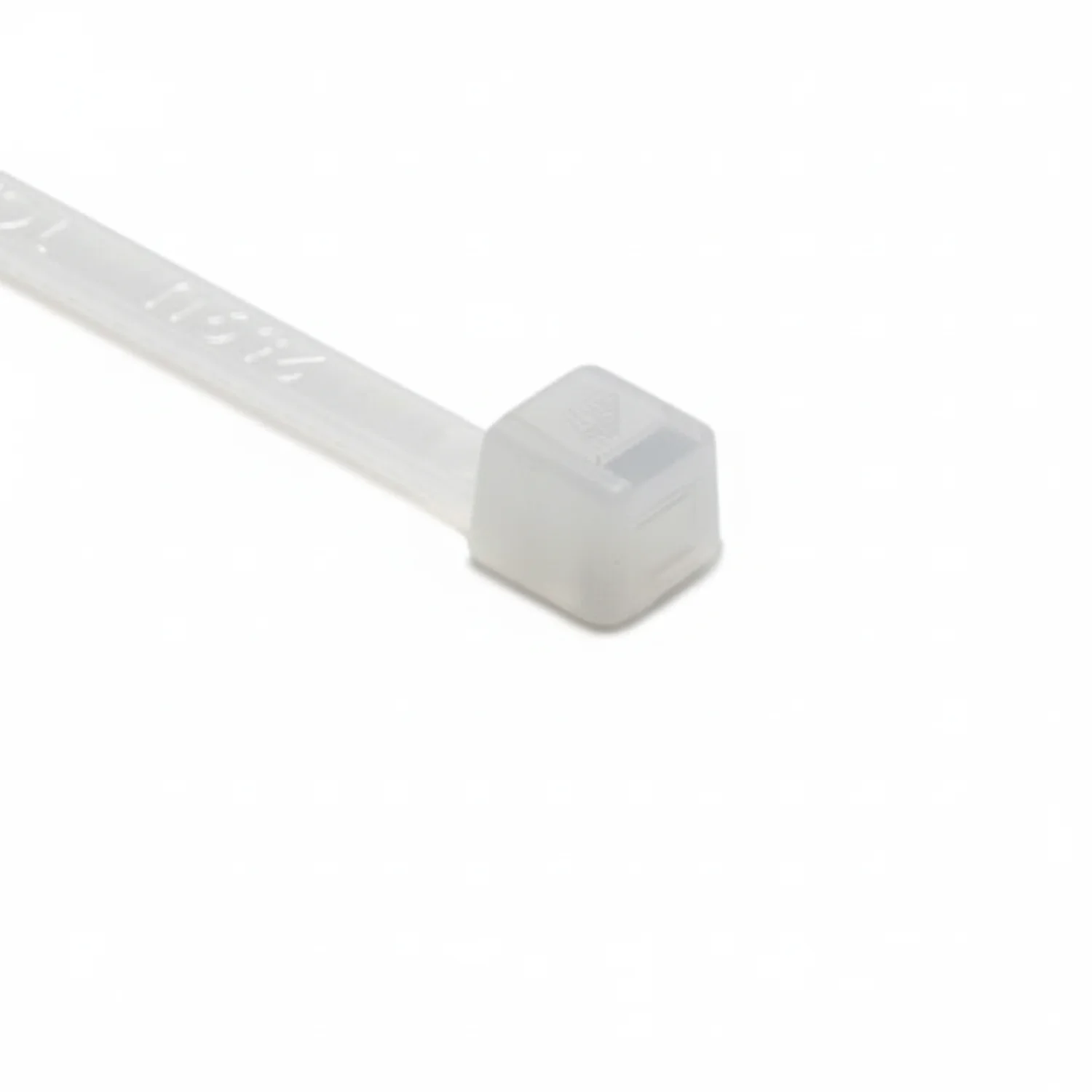HellermannTyton T18I9M4 Standard Cable Tie, 5.5" Long, UL Rated, 18lb Tensile Strength, PA66, Natural, 1000/pkg