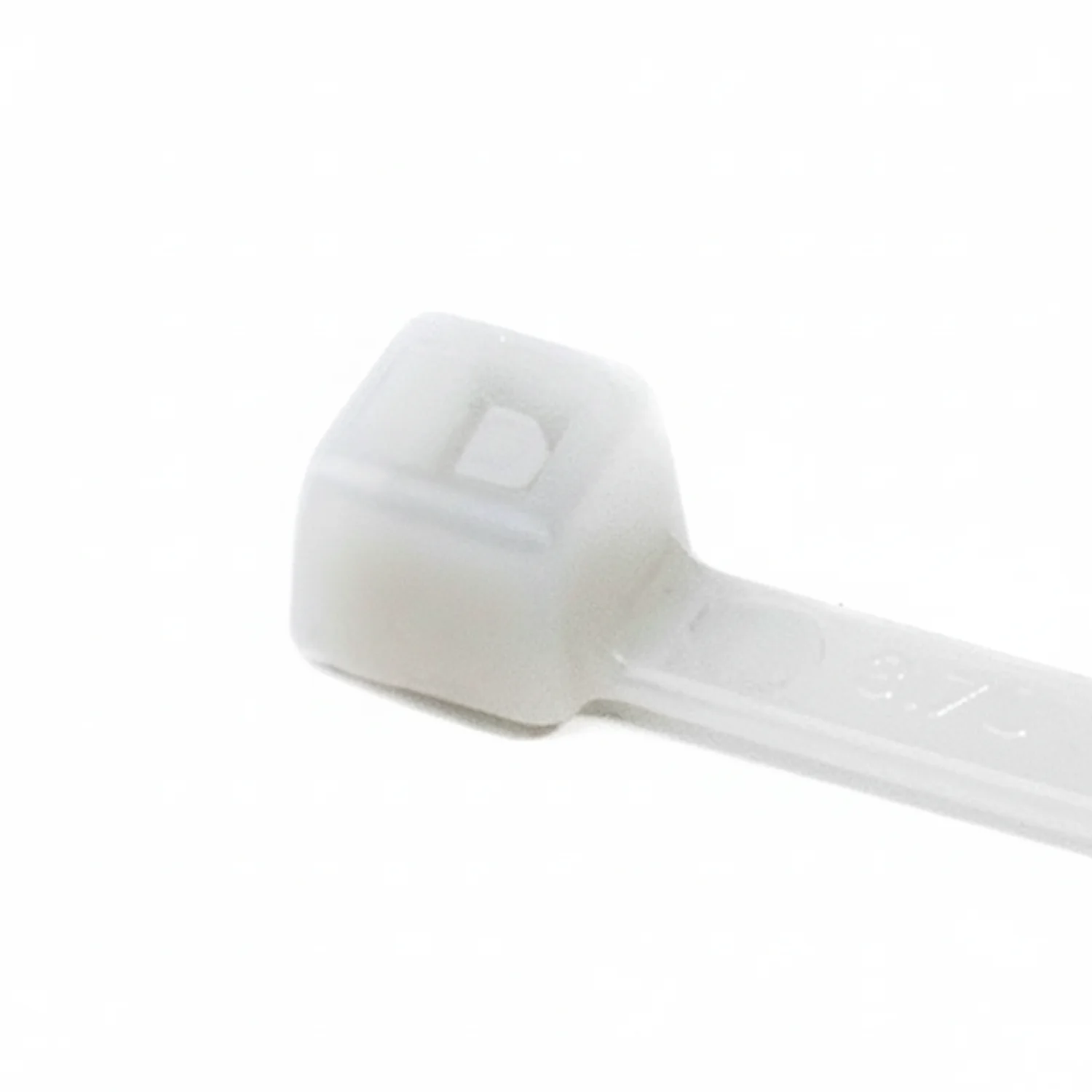 HellermannTyton T18R9M4 Standard Cable Tie, 4" Long, UL Rated, 18lb Tensile Strength, PA66, Natural, 1000/pkg