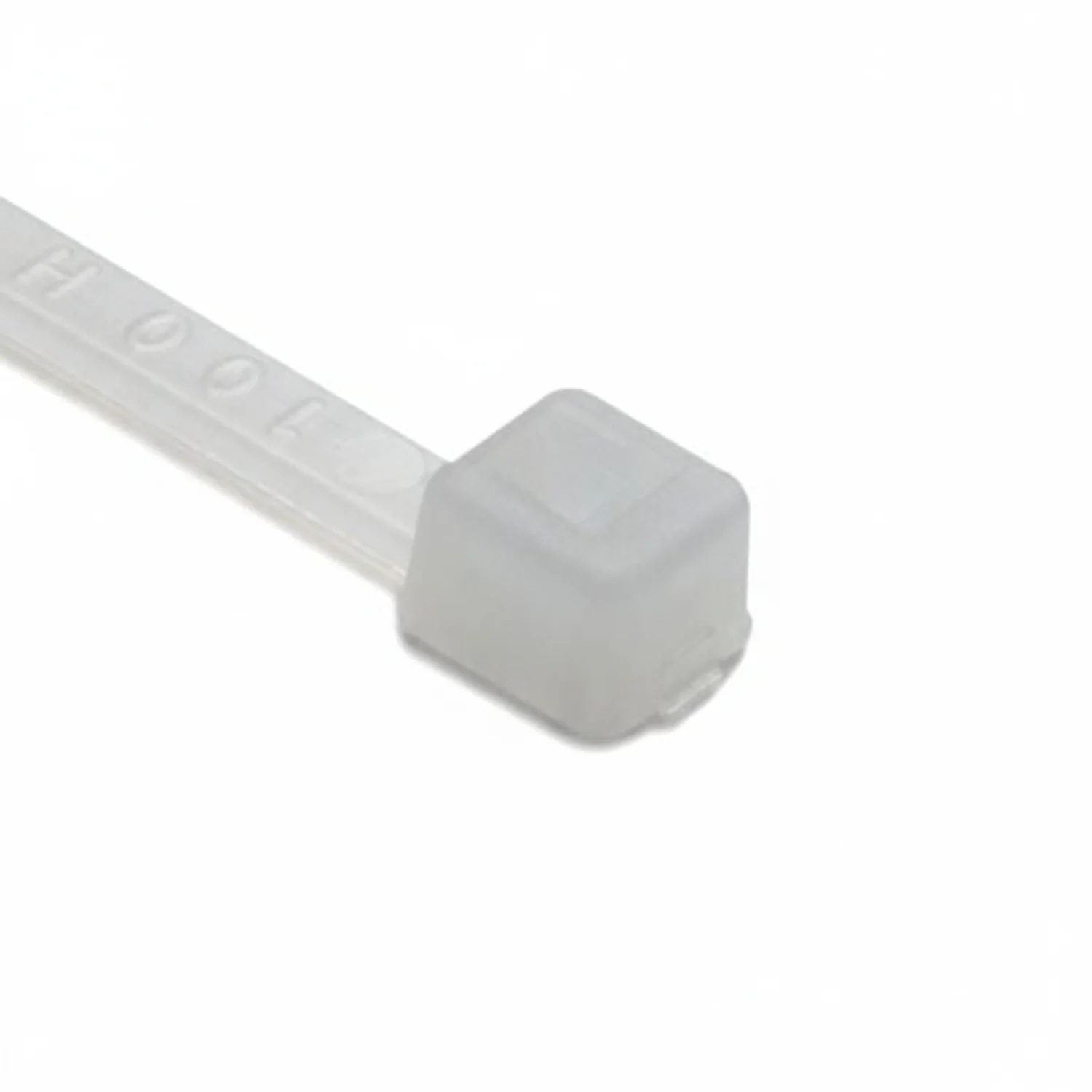 HellermannTyton T18S9C2 Standard Cable Tie, 3.3" Long, UL Rated, 18lb Tensile Strength, PA66, Natural, 100/pkg