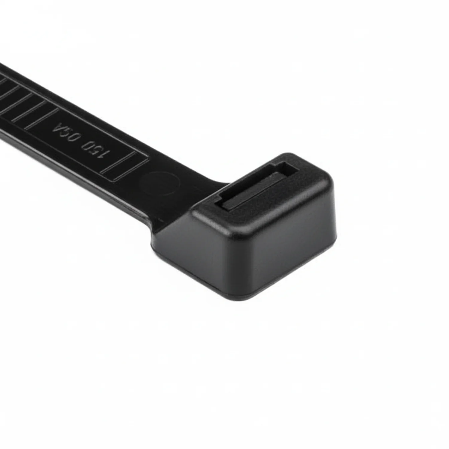 HellermannTyton T255S0HIRX2 Heavy Duty Cable Tie, 8.9" Long, UL Rated, 250lb Tensile Strength, PA66HIRHSUV, Black, 25/pkg