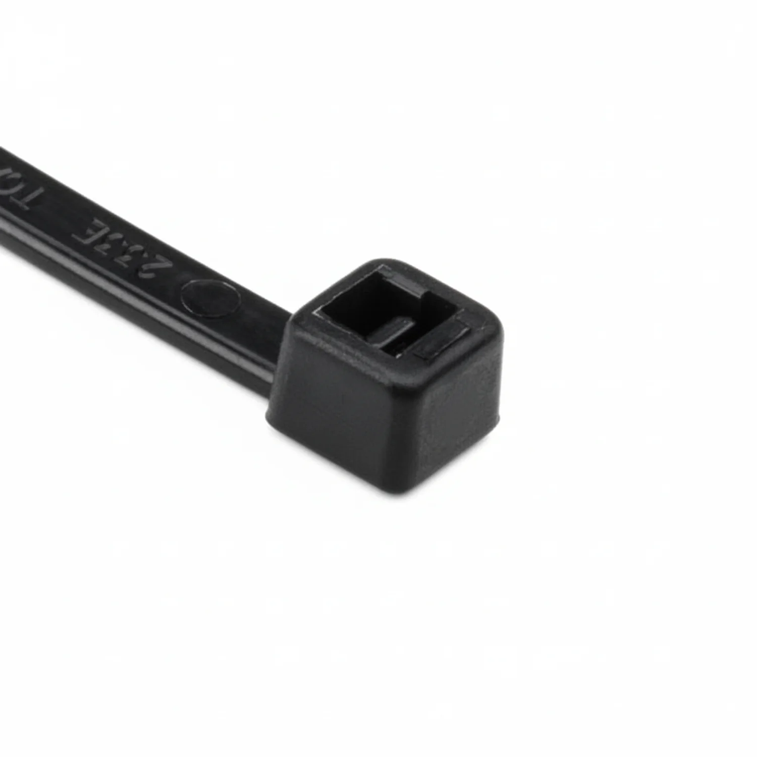 HellermannTyton T30L0M4 Standard Cable Tie, 7.8" Long, UL Rated, 30lb Tensile Strength, PA66, Black, 1000/pkg