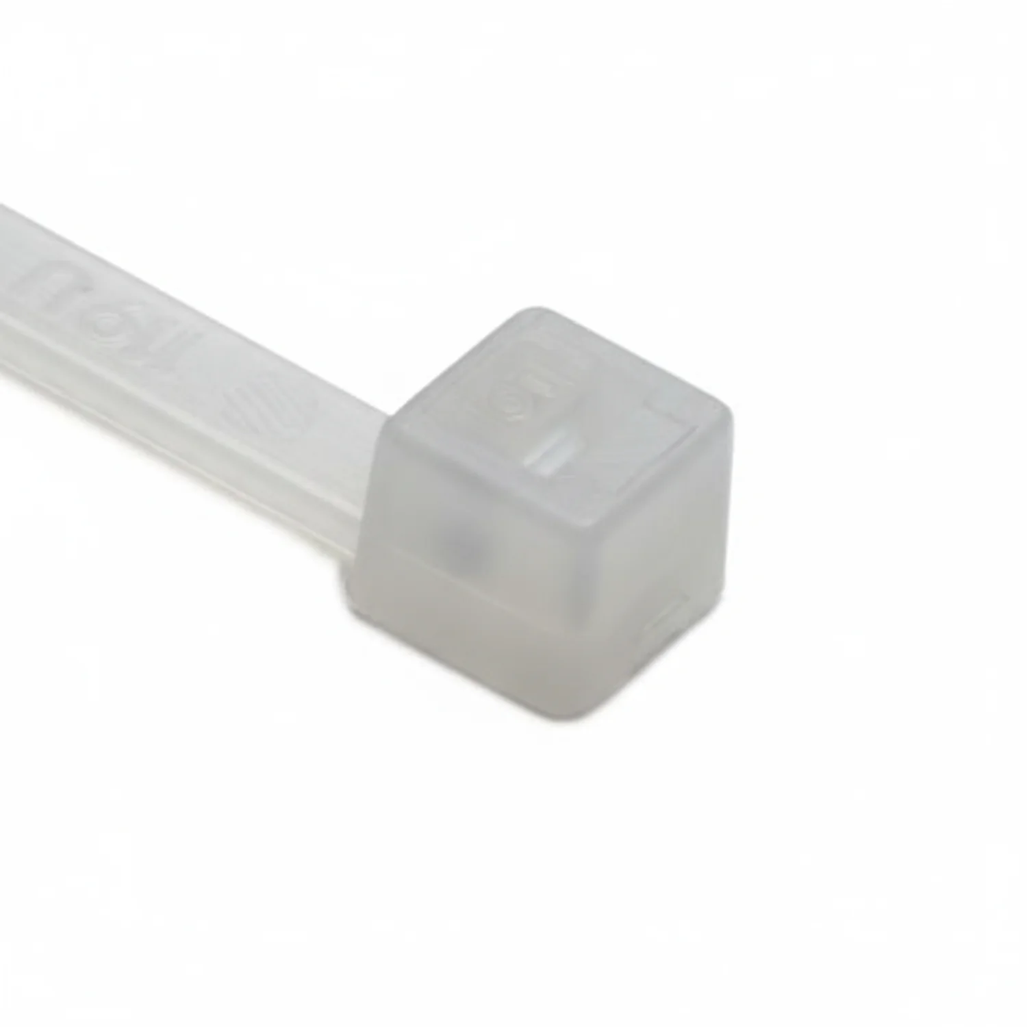 HellermannTyton T30L9C2 Standard Cable Tie, 7.8" Long, UL Rated, 30lb Tensile Strength, PA66, Natural, 100/pkg