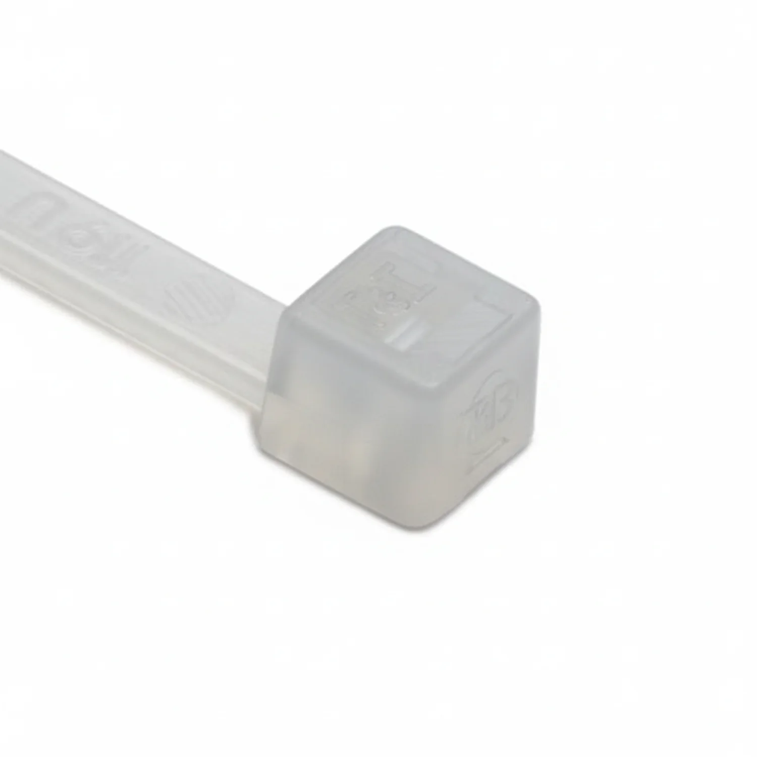 HellermannTyton T30L9M4 Standard Cable Tie, 7.8" Long, UL Rated, 30lb Tensile Strength, PA66, Natural, 1000/pkg
