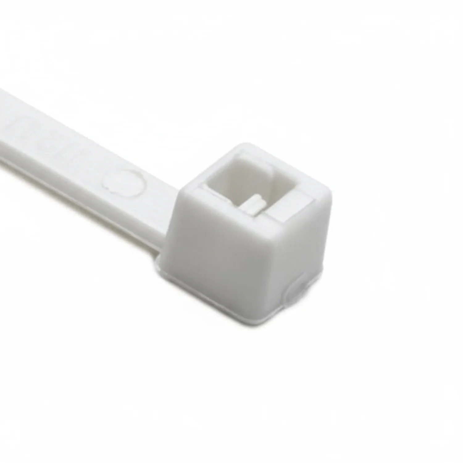 HellermannTyton T30R10M4 Standard Cable Tie, 5.8" Long, UL Rated, 30lb Tensile Strength, PA66, White, 1000/pkg