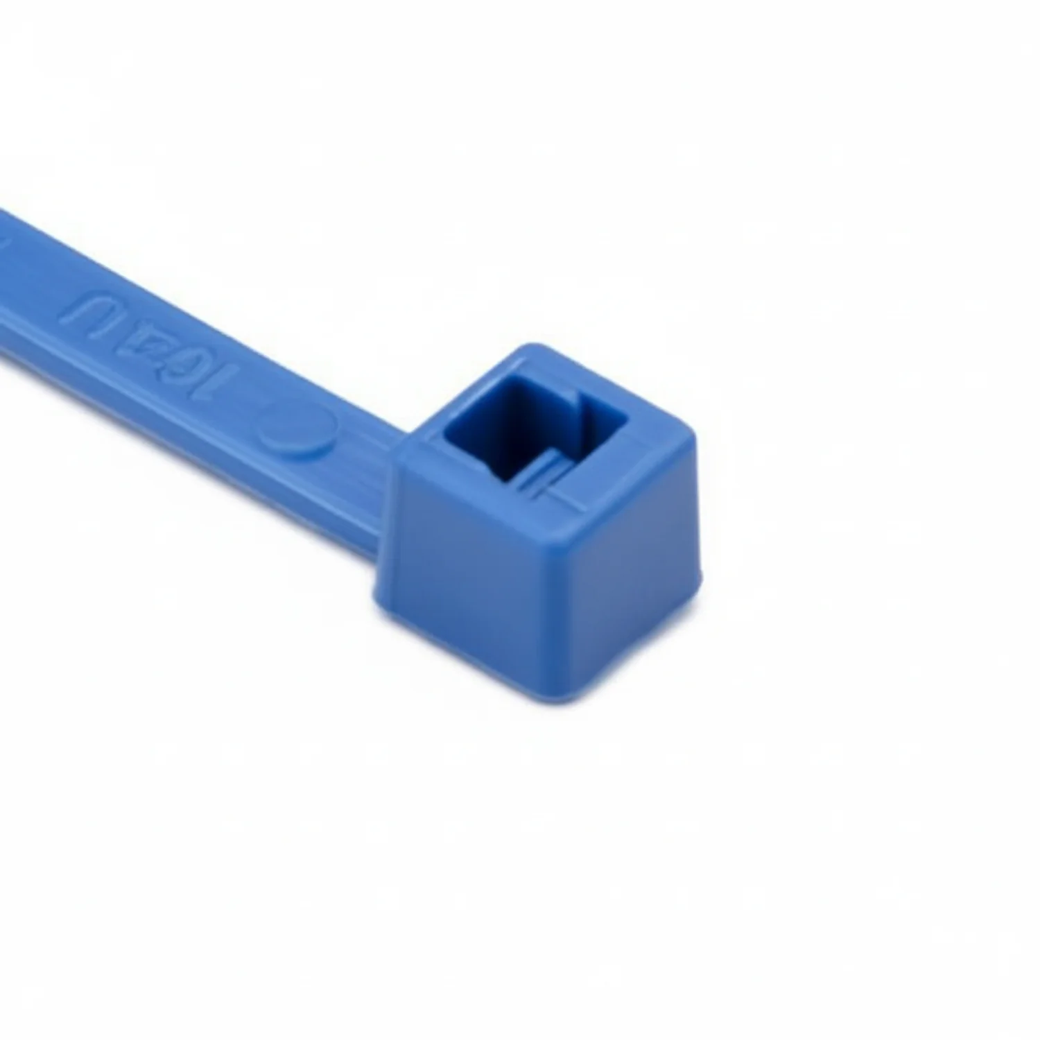 HellermannTyton T30R6M4 Standard Cable Tie, 5.8" Long, UL Rated, 30lb Tensile Strength, PA66, Blue, 1000/pkg