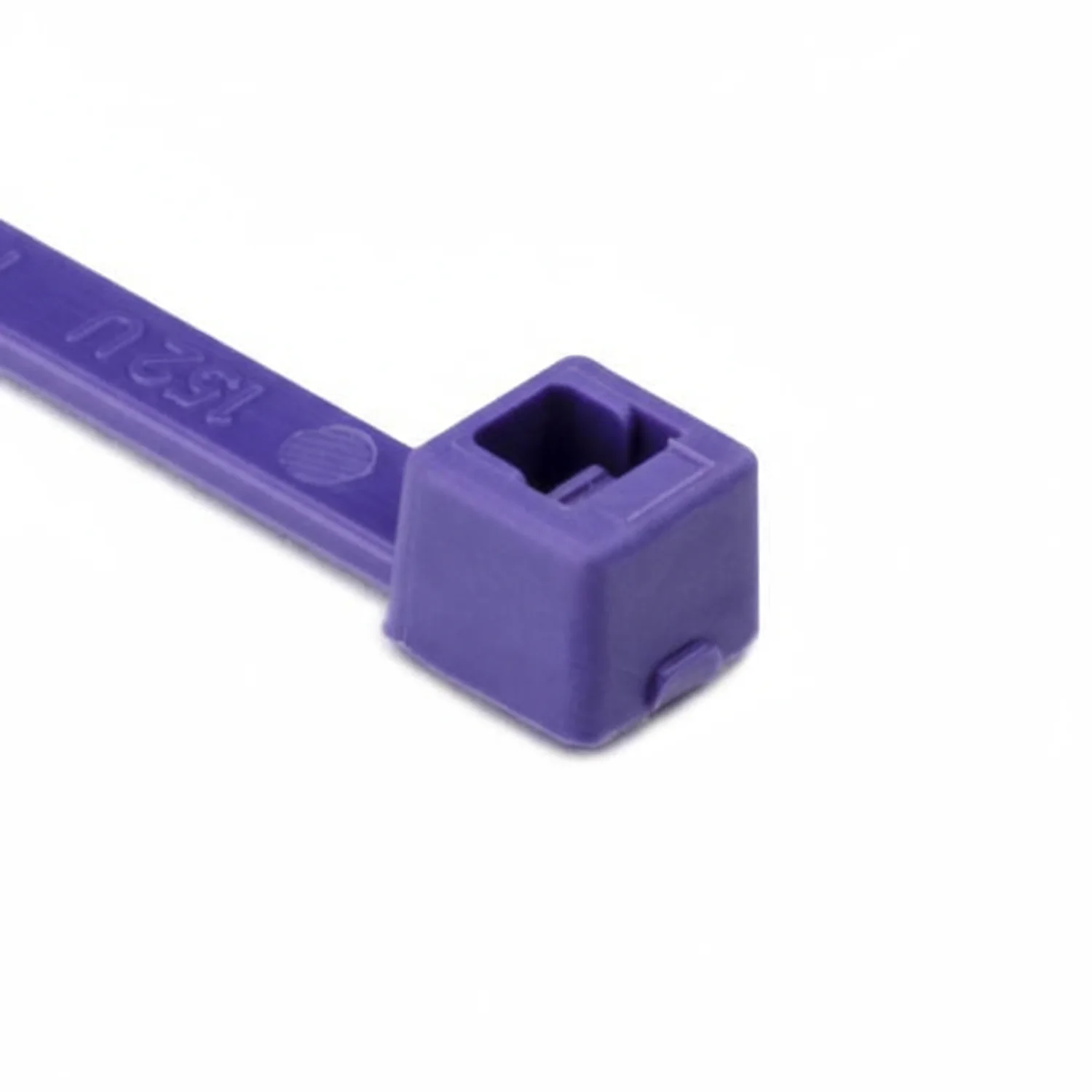HellermannTyton T30R7M4 Standard Cable Tie, 5.8" Long, UL Rated, 30lb Tensile Strength, PA66, Purple, 1000/pkg