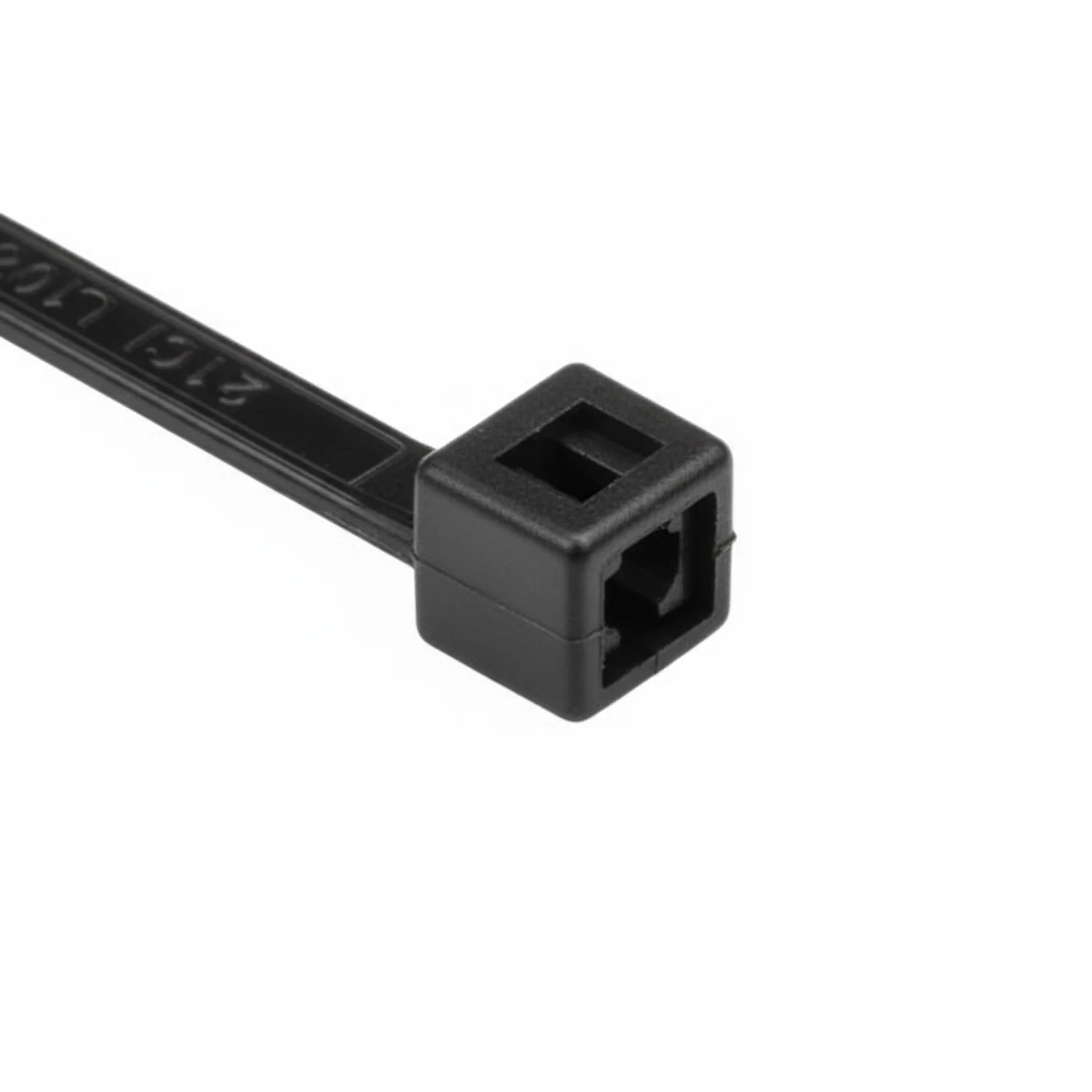 HellermannTyton T40I0M4 Standard Cable Tie, 11.6" Long, UL Rated, 40lb Tensile Strength, PA66, Black, 1000/pkg