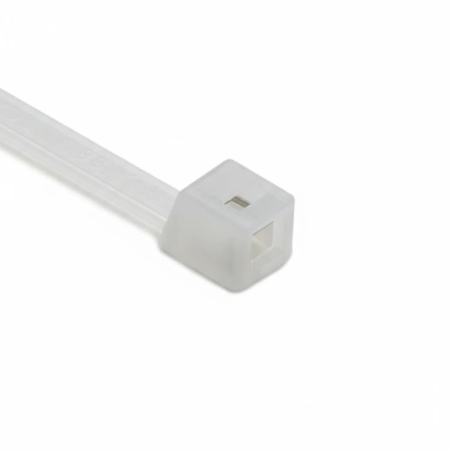 HellermannTyton T40I9C2 Standard Cable Tie, 11.6" Long, UL Rated, 40lb Tensile Strength, PA66, Natural, 100/pkg
