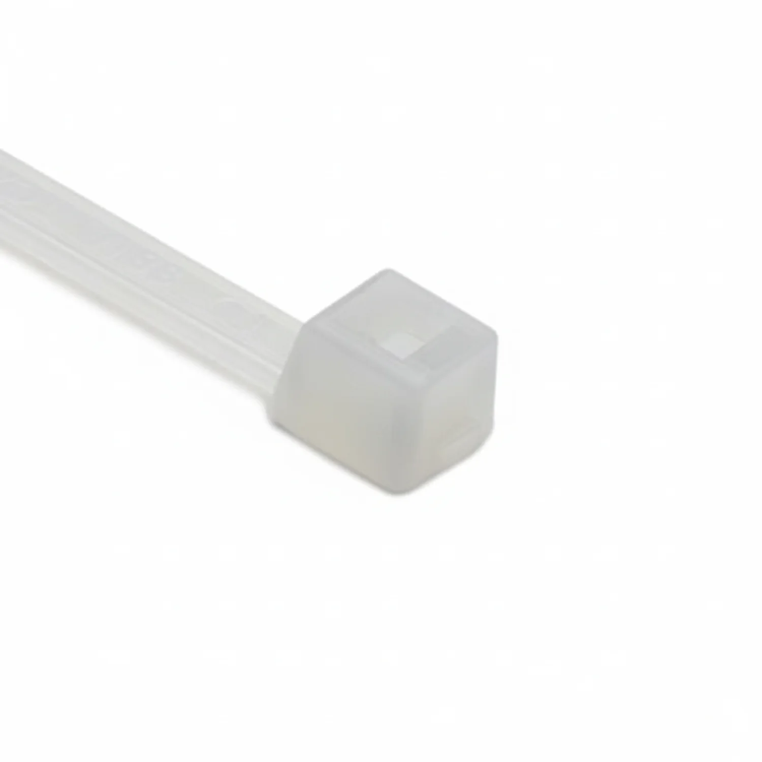 HellermannTyton T40R9C2 Standard Cable Tie, 8.3" Long, UL Rated, 40lb Tensile Strength, PA66, Natural, 100/pkg