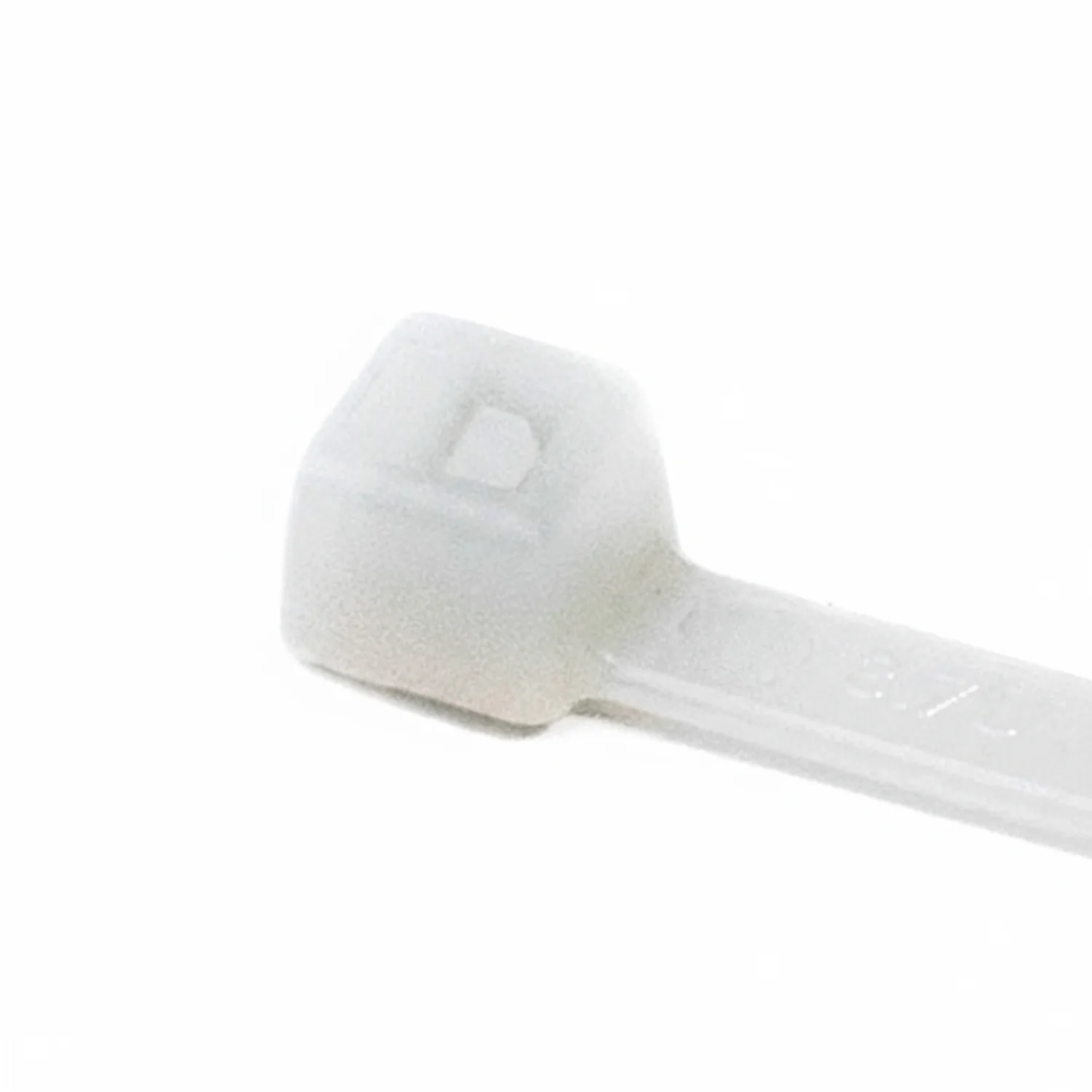 HellermannTyton T50I9M4 Standard Cable Tie, 12" Long, UL Rated, 50lb Tensile Strength, PA66, Natural, 1000/pkg
