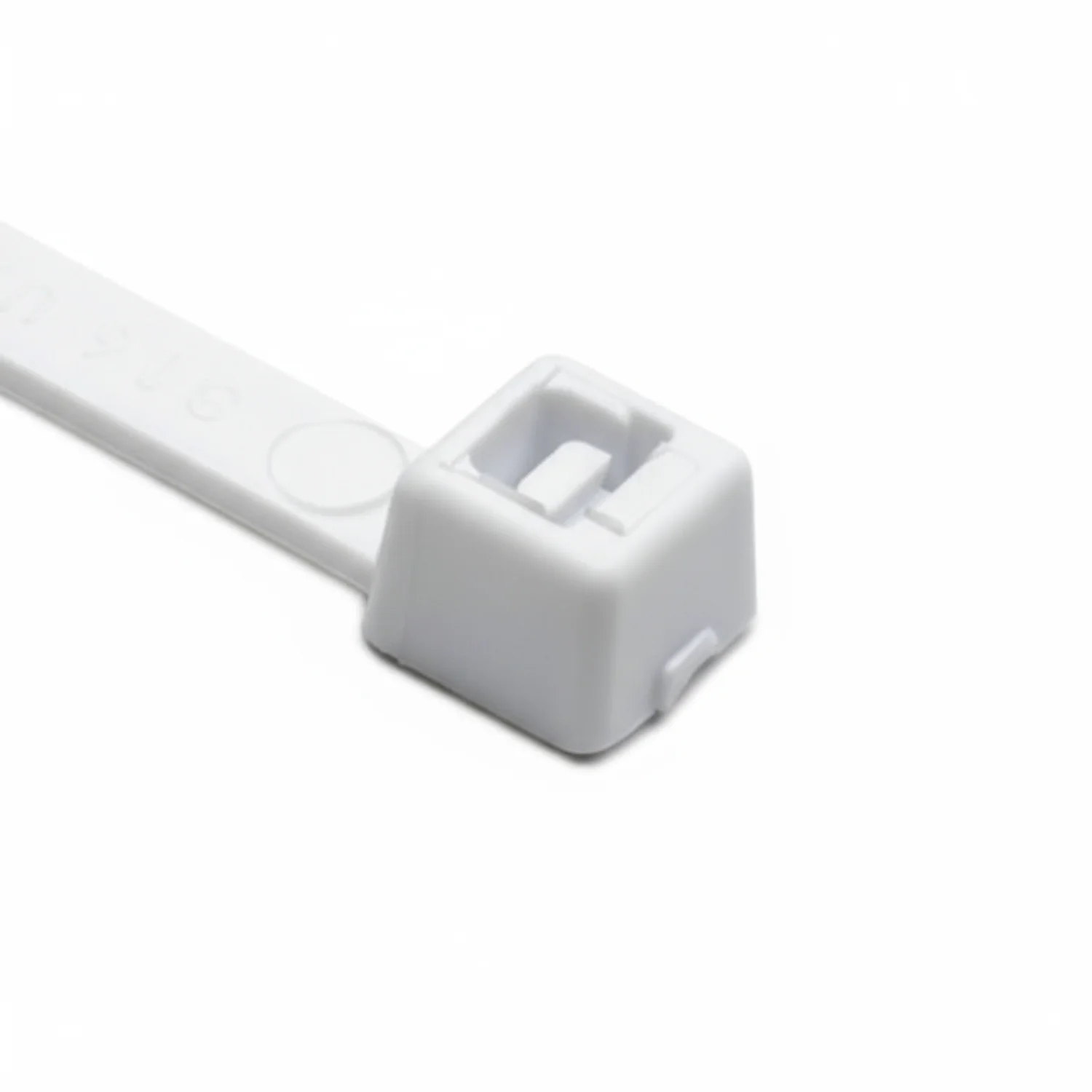HellermannTyton T50L10M4 Standard Cable Tie, 15.35" Long, UL Rated, 50lb Tensile Strength, PA66, White, 1000/pkg