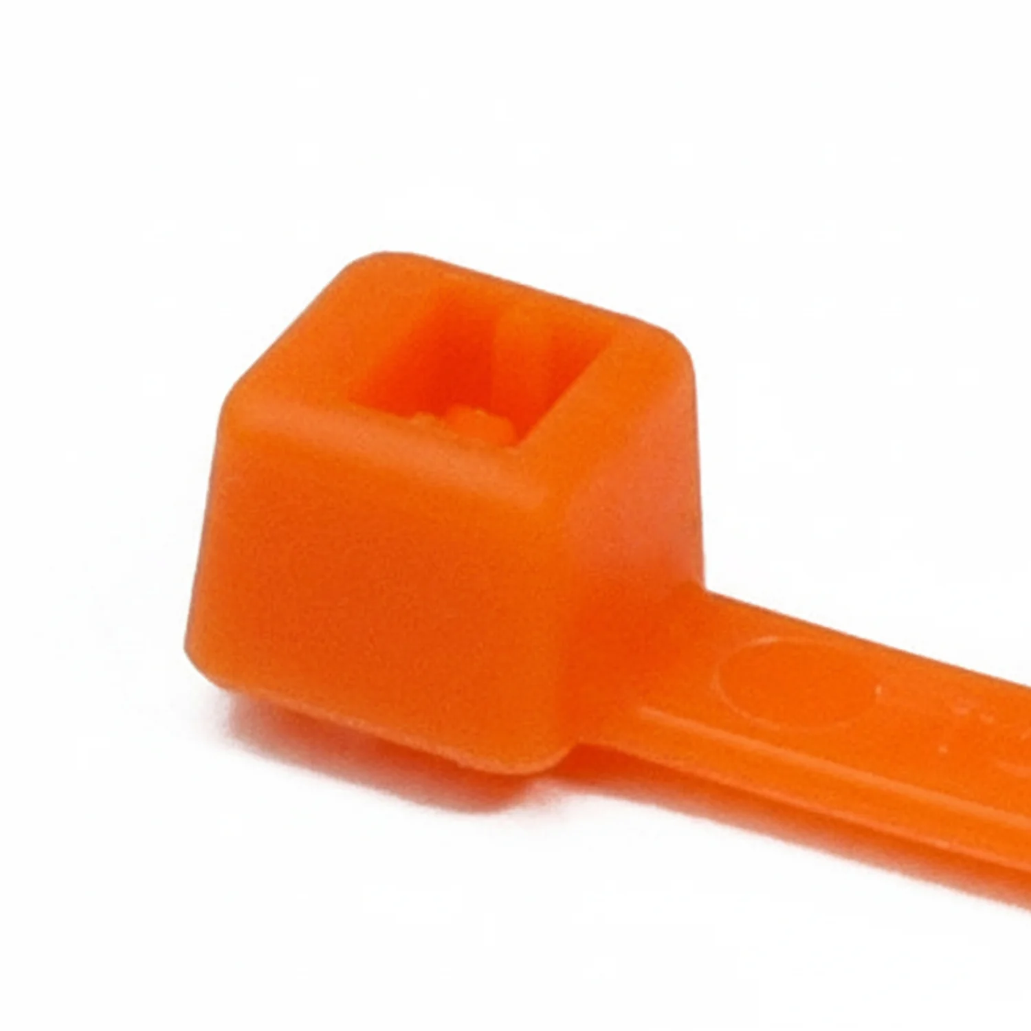 HellermannTyton T50L3C2 Standard Cable Tie, 15.35" Long, UL Rated, 50lb Tensile Strength, PA66, Orange, 100/pkg