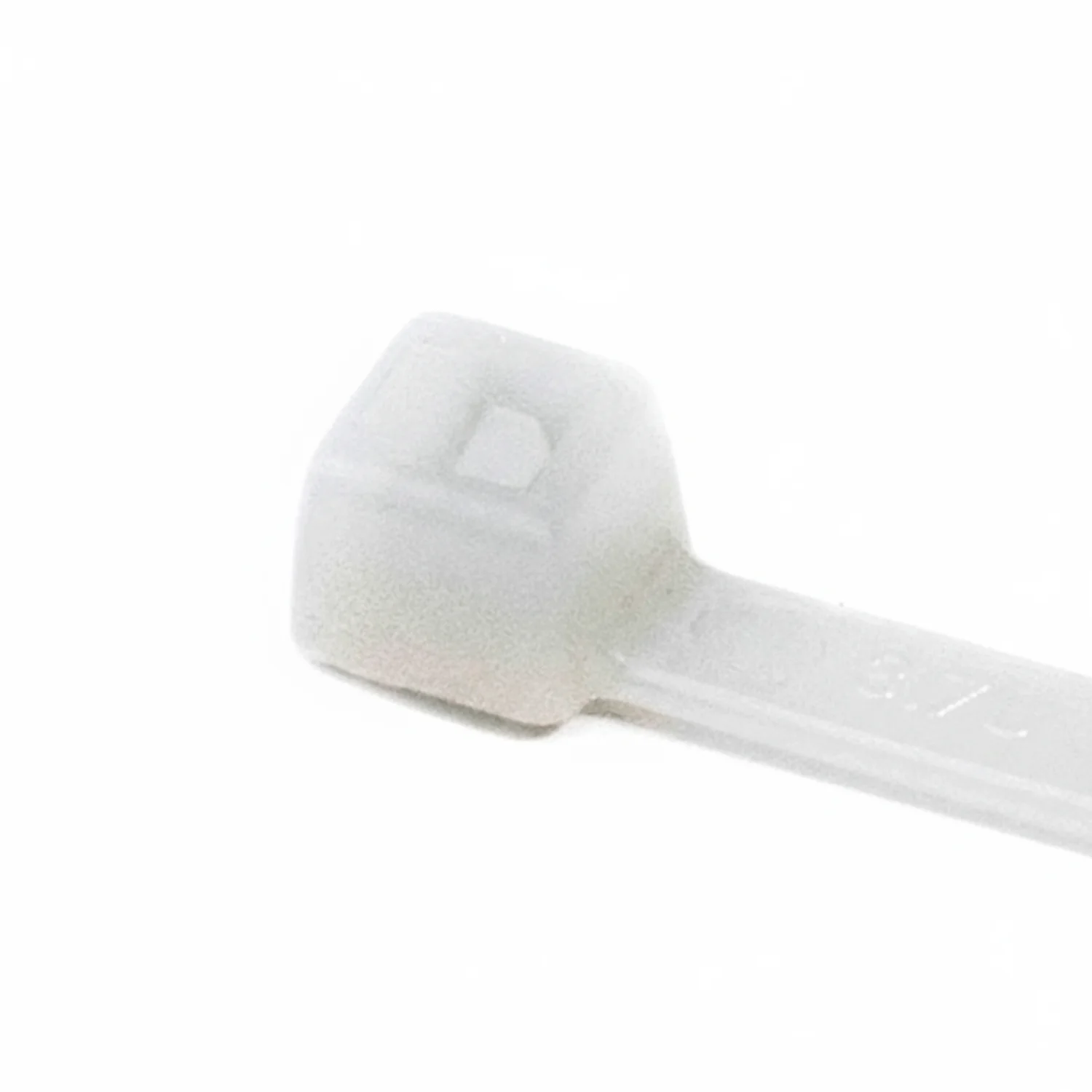 HellermannTyton T50R9C2 Standard Cable Tie, 8" Long, UL Rated, 50lb Tensile Strength, PA66, Natural, 100/pkg