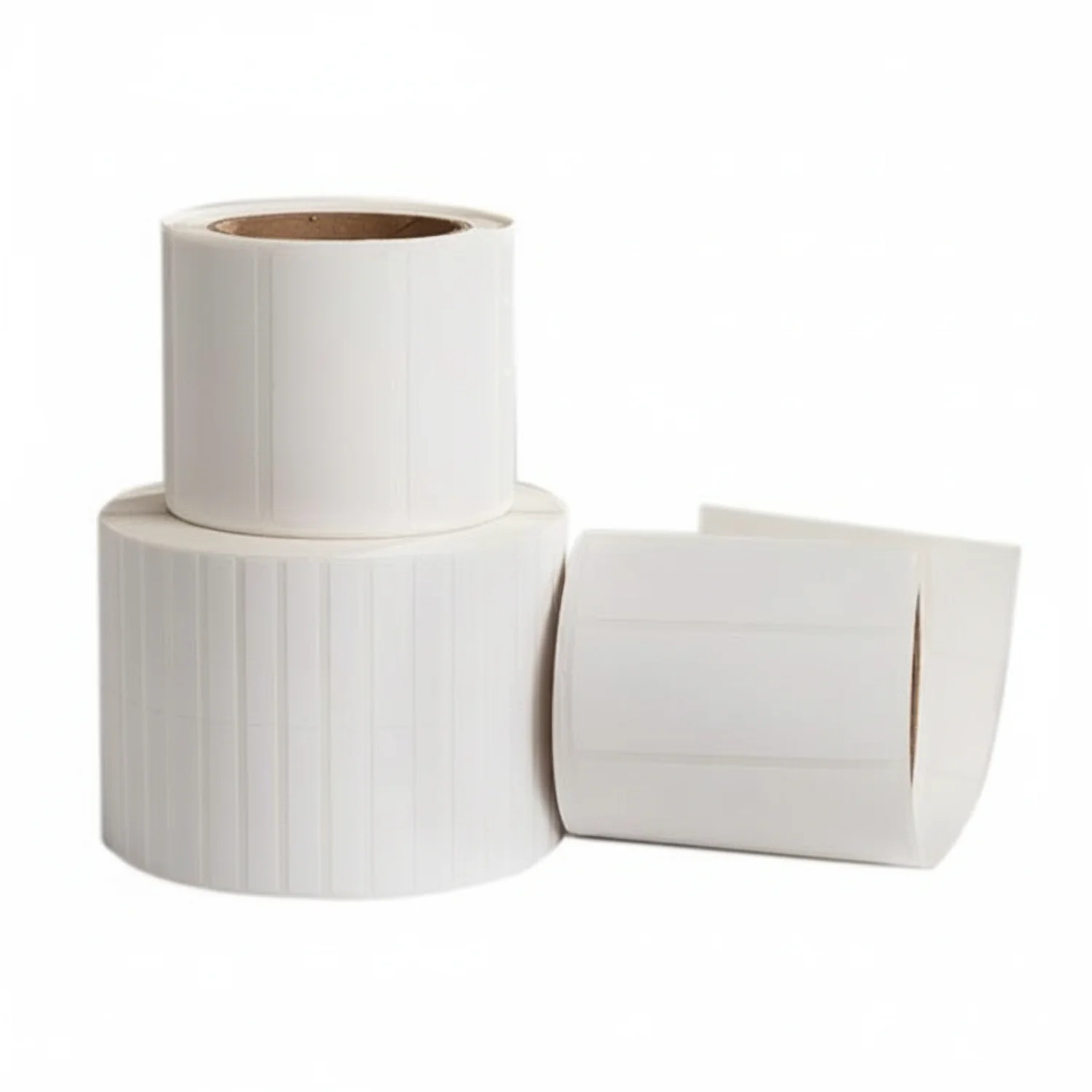 HellermannTyton TAG13T4-822 Thermal Transfer Labels, .75" x .25", 4 Across, Polyester, White, 10,000/roll
