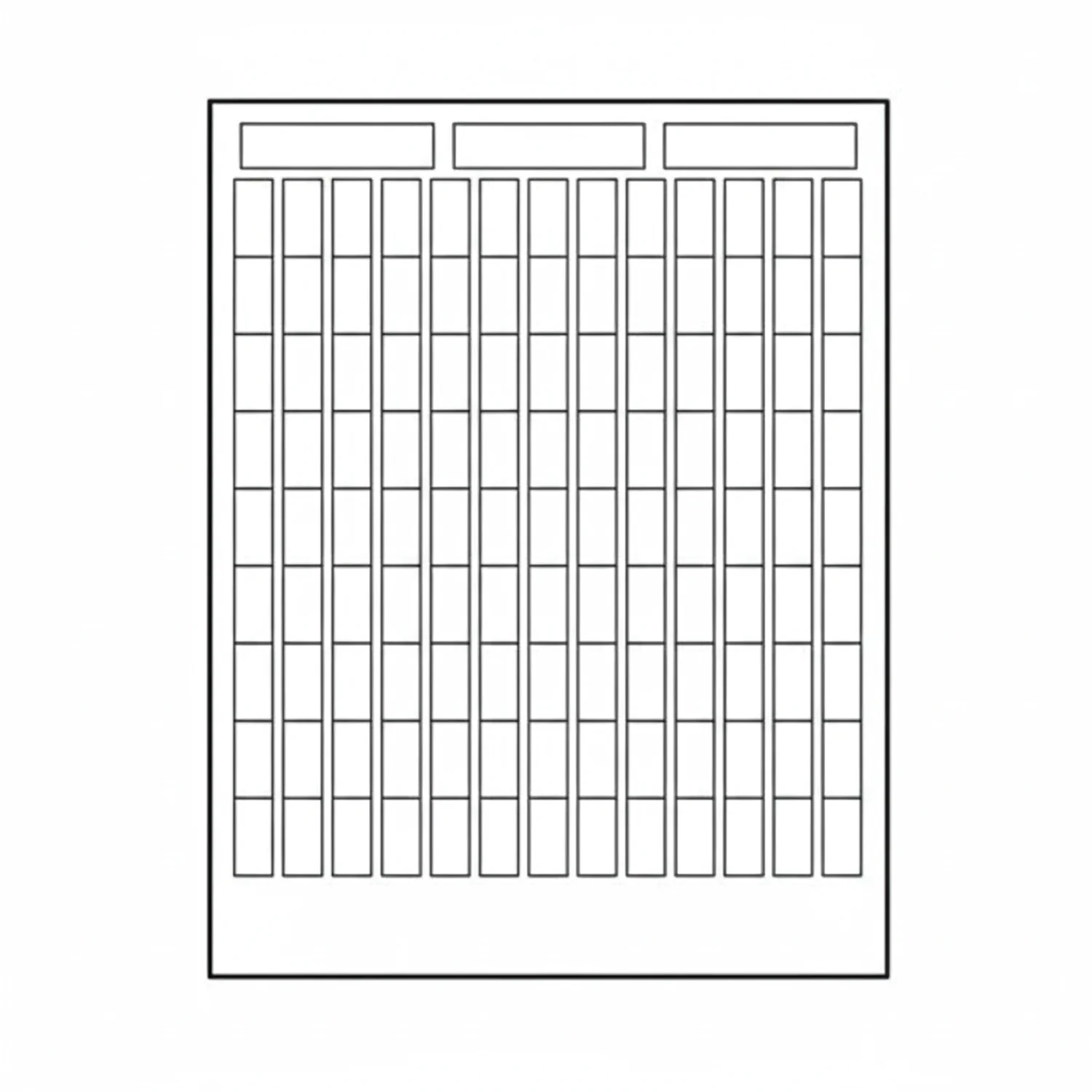 HellermannTyton TAG15J-450 Ink Jet Label, 1.0" x .50", 117 Per Sheet, PET, White, 5000/pkg