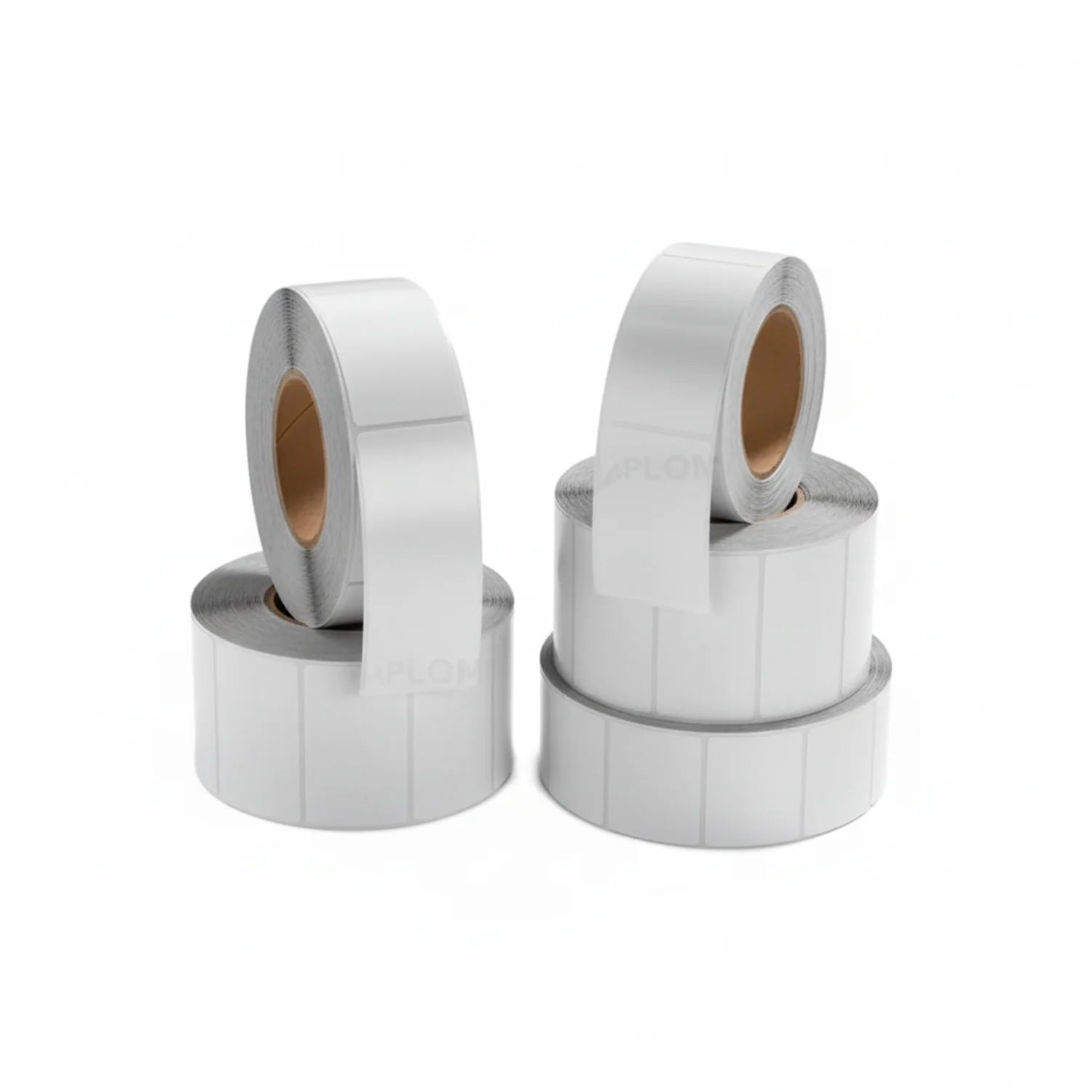 HellermannTyton TAG1T1-100B Thermal Transfer Labels, Self-Laminating, 1.9" x .75" x 3.12", 2 Across, VL, White, 2500/roll