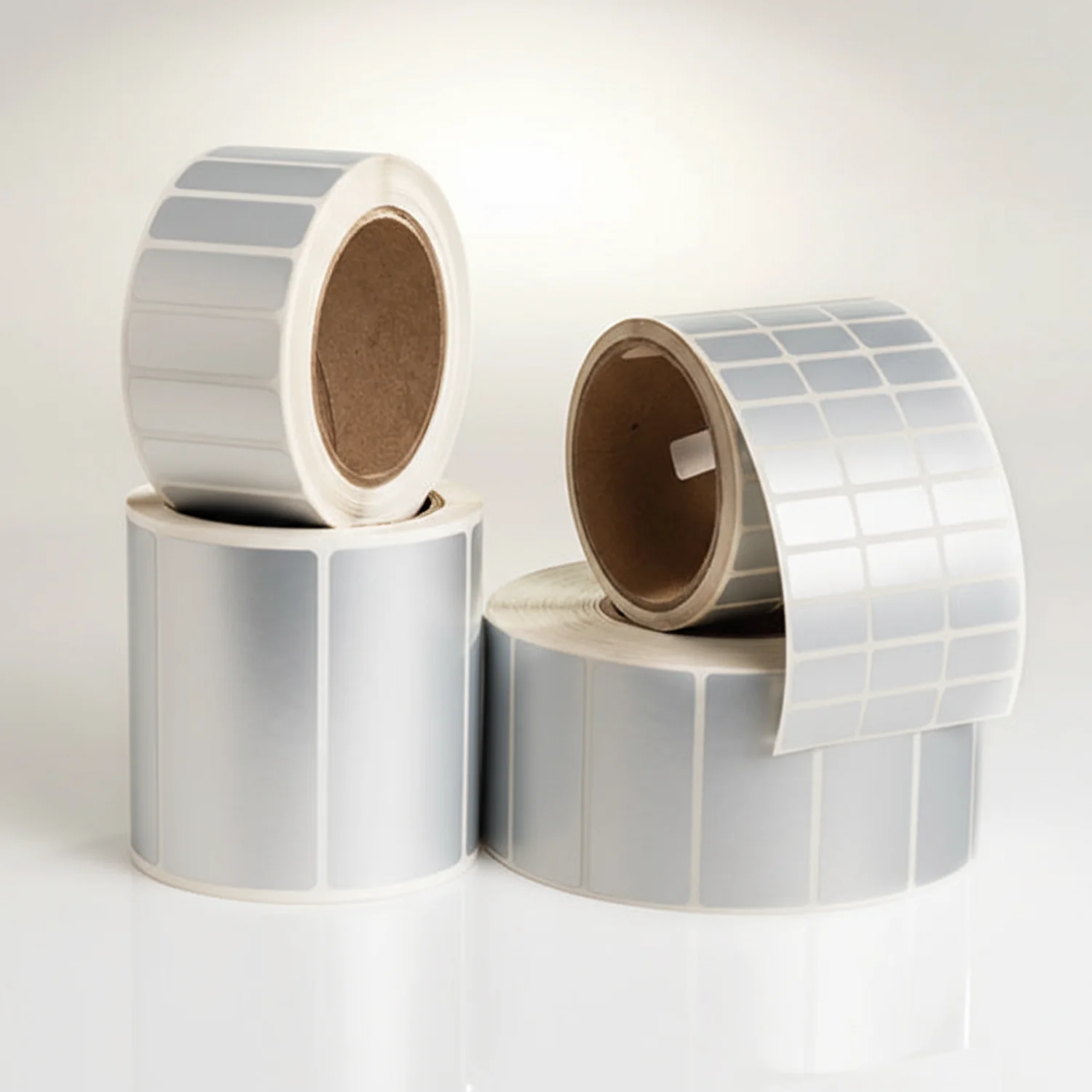 HellermannTyton TAG27T1-795 Thermal Transfer Labels, 1.5" x .75", 1 Across, Polyester, Silver, 3000/roll