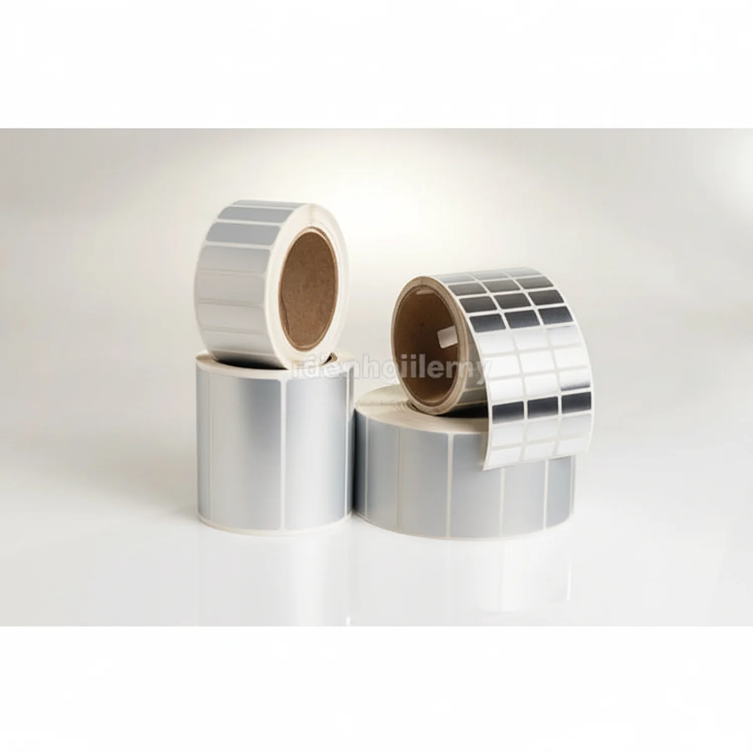 HellermannTyton TAG76T1-795 Thermal Transfer Labels, 2.5" x 2.0", 1 Across, Polyester, Silver, 1000/roll