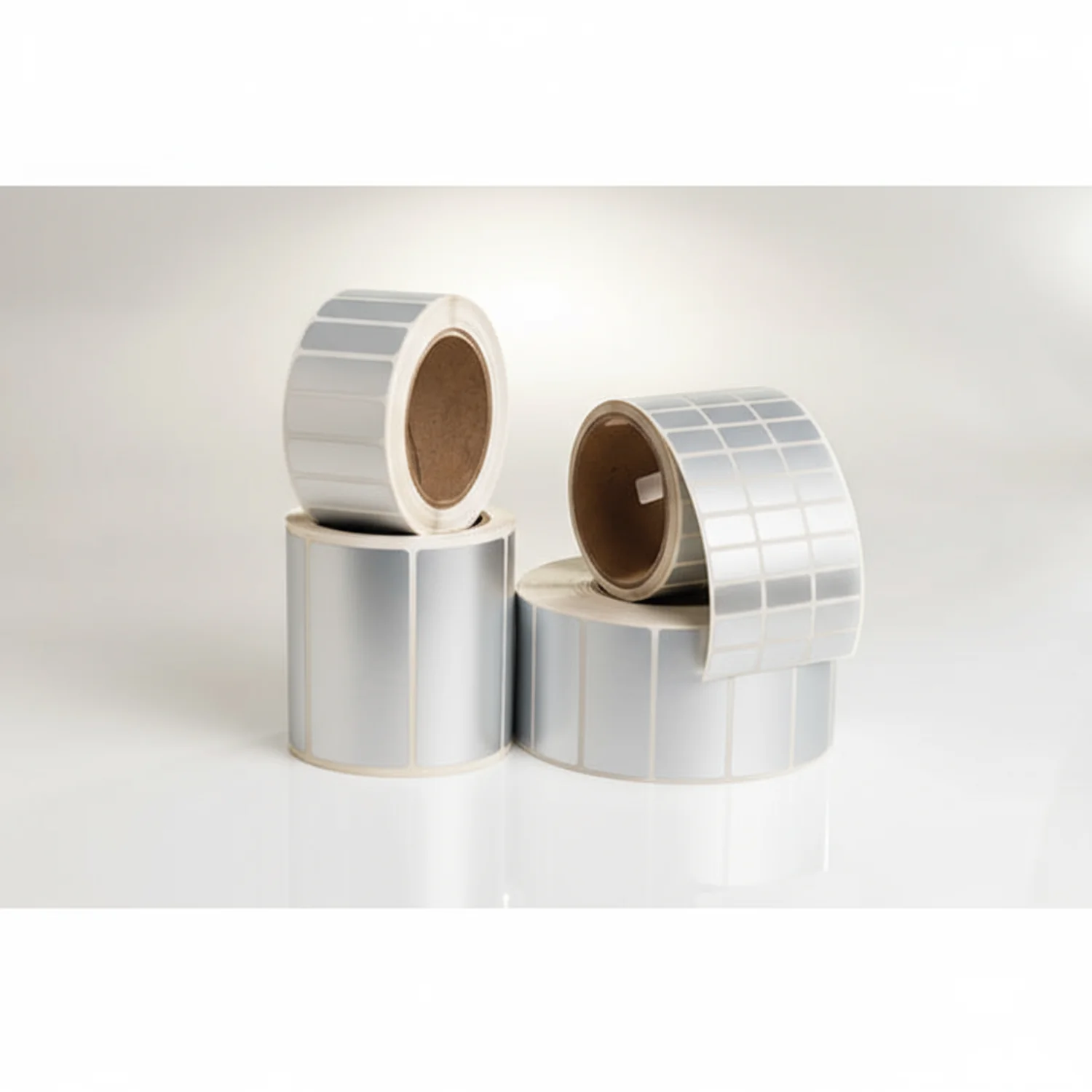 HellermannTyton TAG79T1-795 Thermal Transfer Labels, 4.0" x 2.0", 1 Across, Polyester, Silver, 500/roll