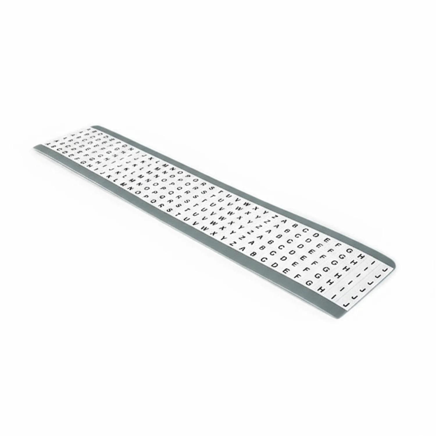 HellermannTyton TCWM12 Handi-Pak Marker Booklet, (15) A - Z, (21) Blank, (8) +, (7) -, White, 1/pkg