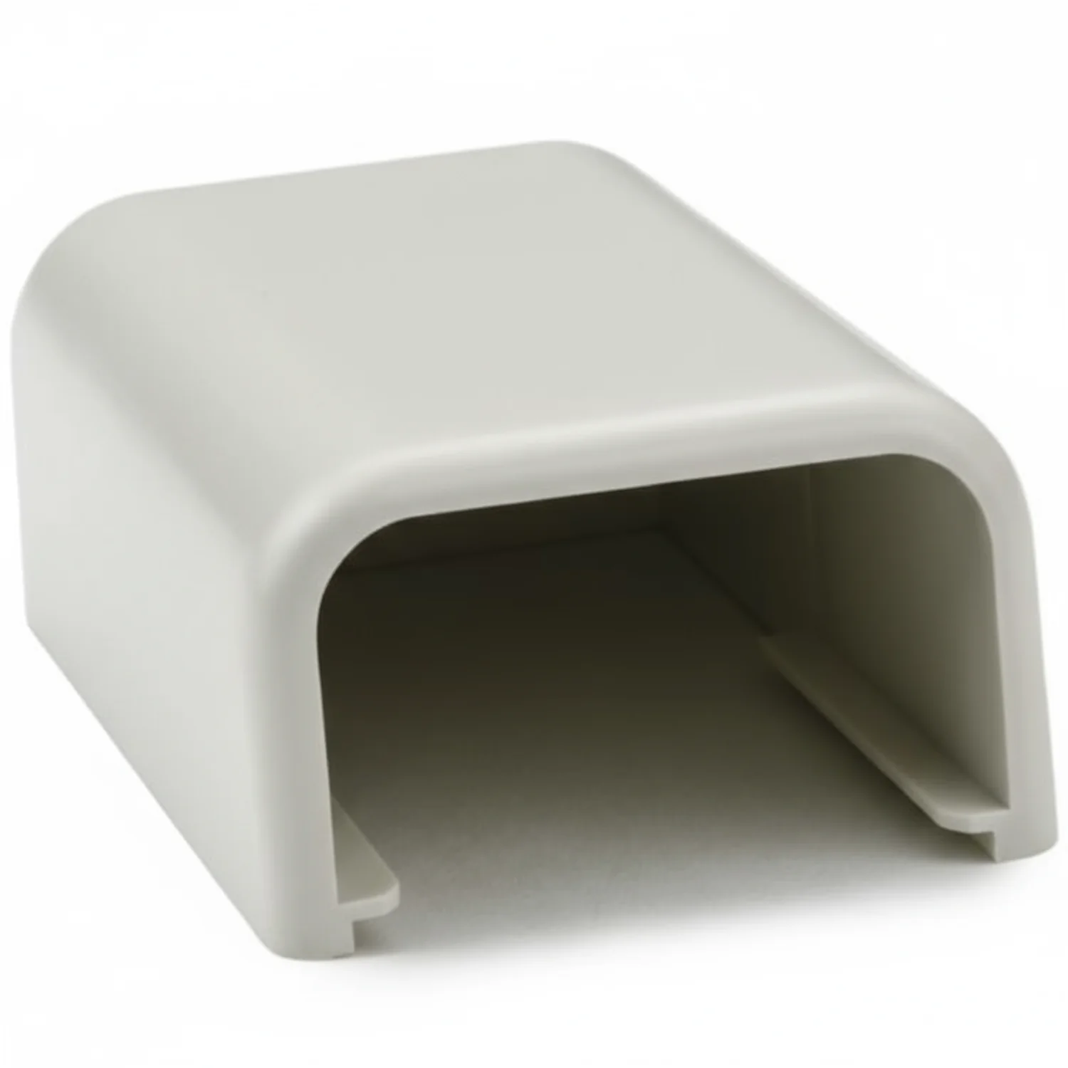 HellermannTyton TSR1FW-36 End Cap, 3/4", PVC, Office White, 1/bag