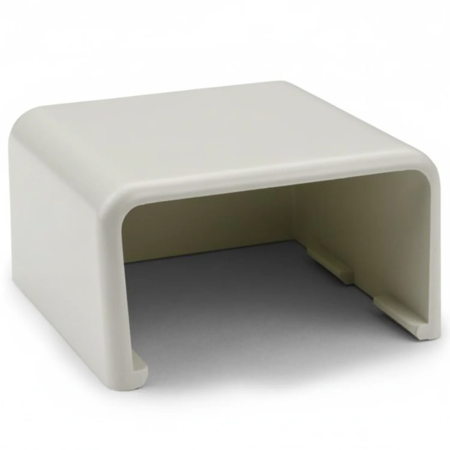 HellermannTyton TSR3FW-36 End Cap, 1-3/4", PVC, Office White, 1/bag