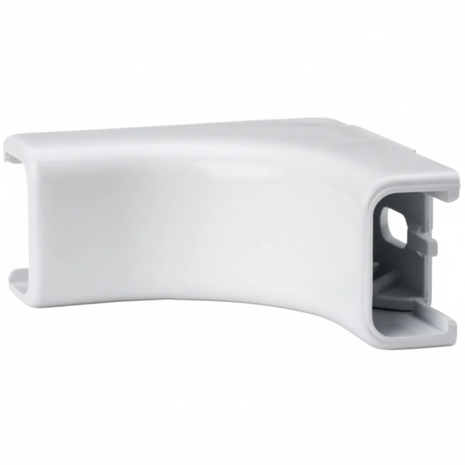 HellermannTyton TSRP1W-33-1 Internal Corner Cover, 3/4", 1" Bend Radius, PVC, White, 10/bag