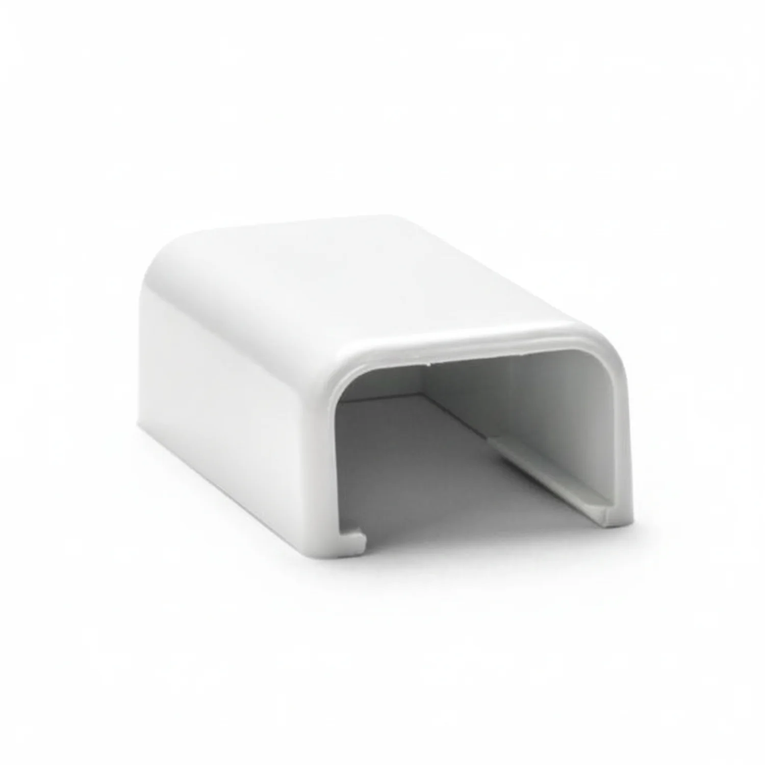 HellermannTyton TSRP1W-36 End Cap, 3/4", PVC, White, 1/bag