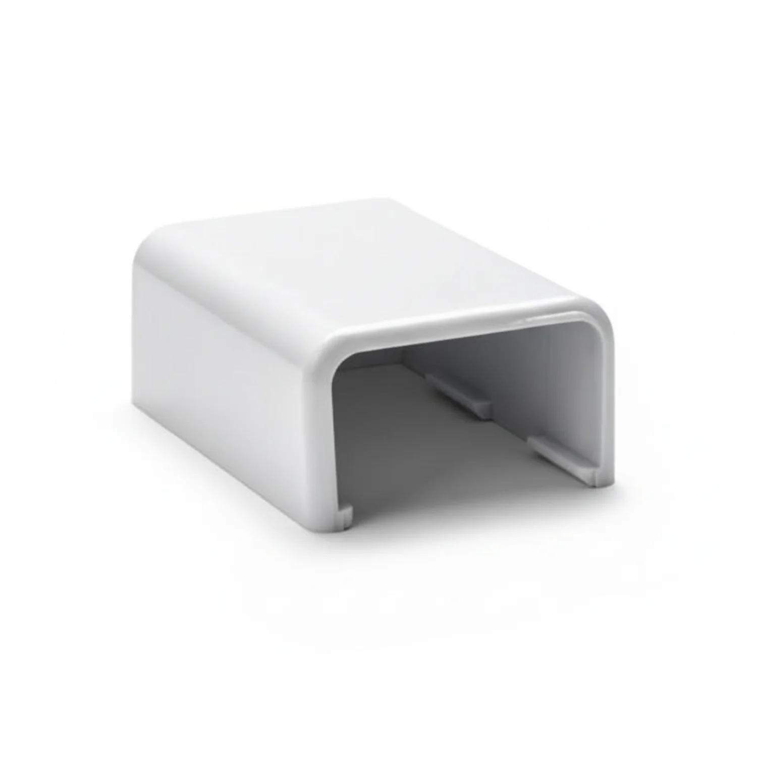 HellermannTyton TSRP2W-36 End Cap, 1-1/4", PVC, White, 1/bag