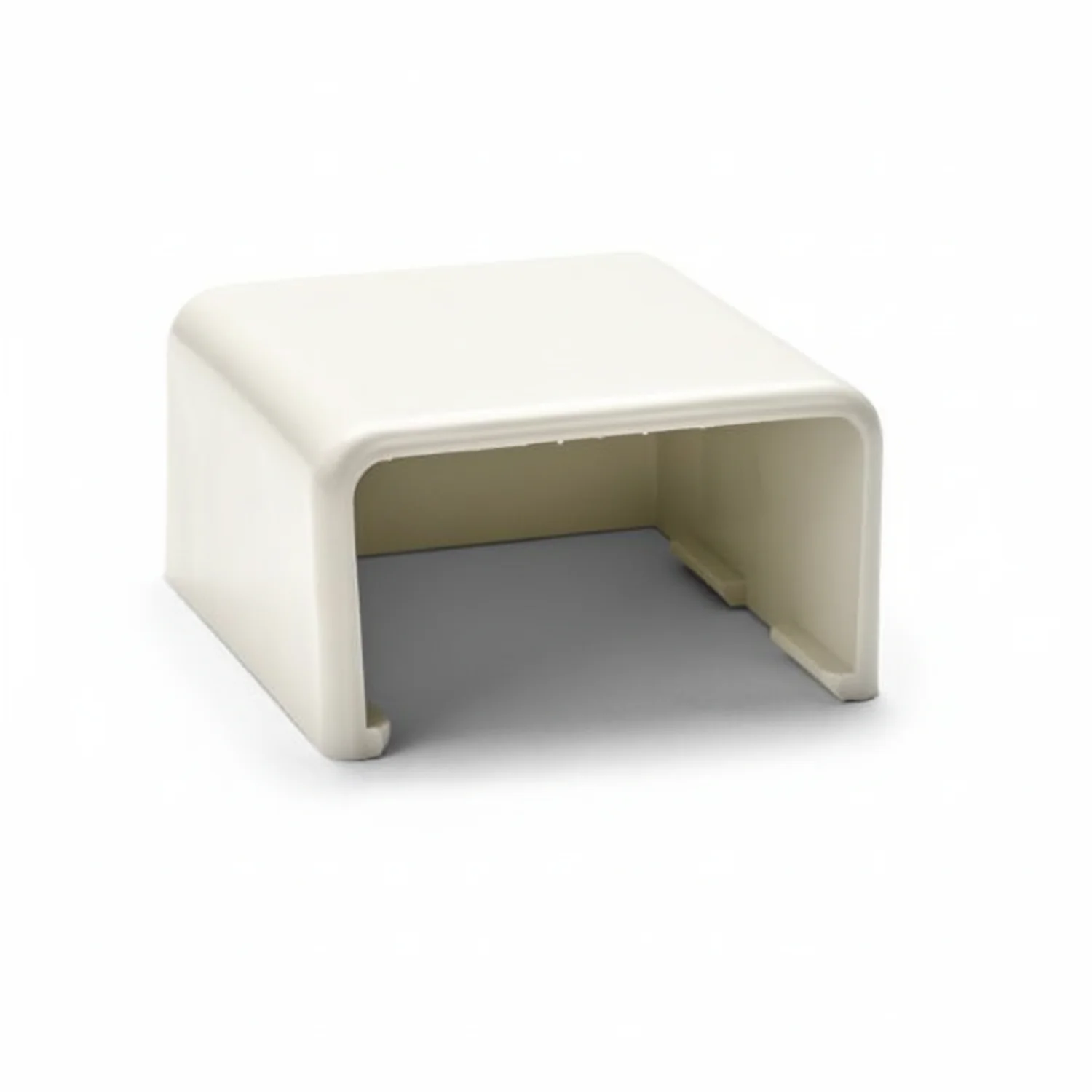 HellermannTyton TSRP3FW-36 End Cap, 1-3/4", PVC, Office White1/bag