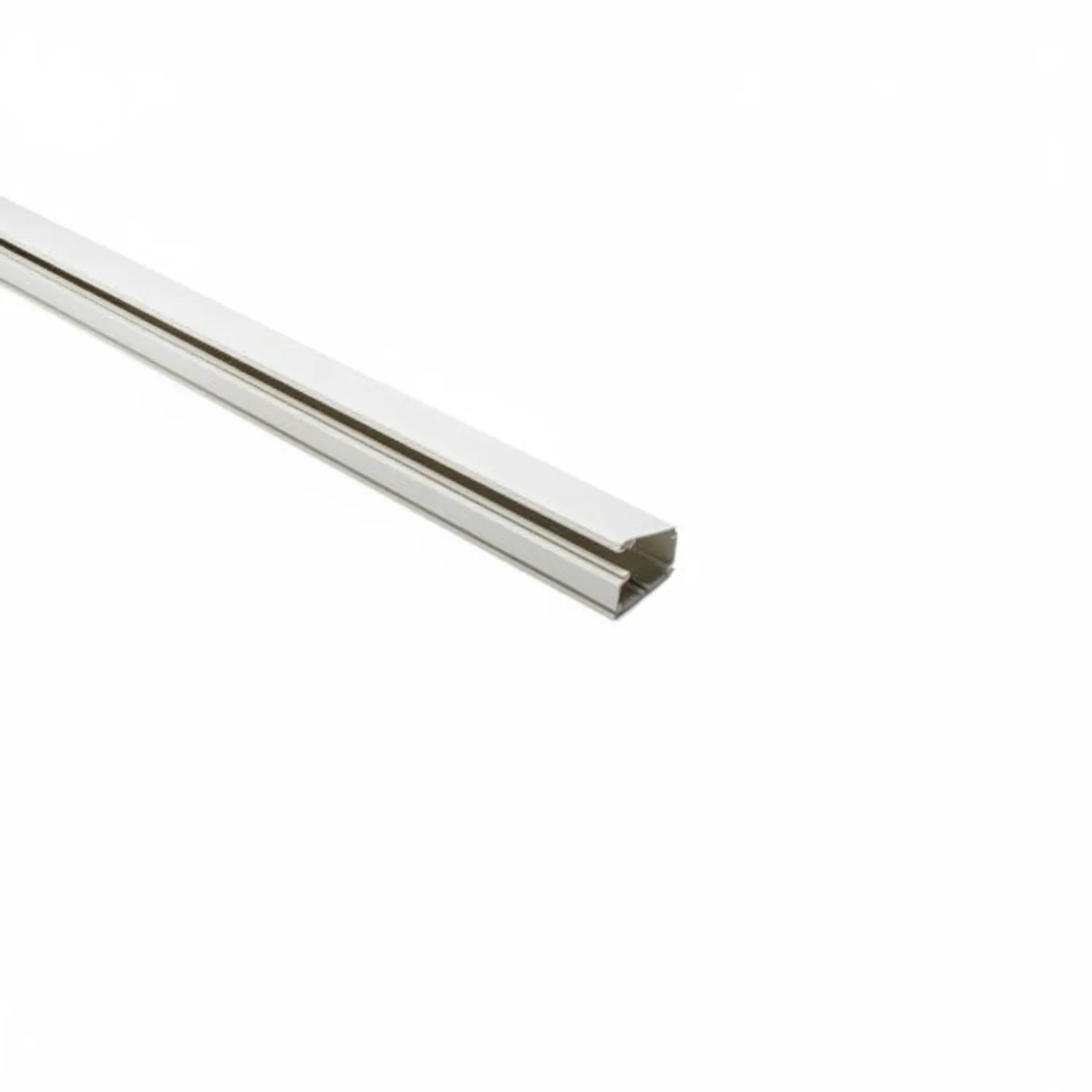 HellermannTyton TSRP3FW-8A One Piece Power Rated Raceway, 1-3/4", 8.0 ft Long, PVC, Office White, 160ft/Carton