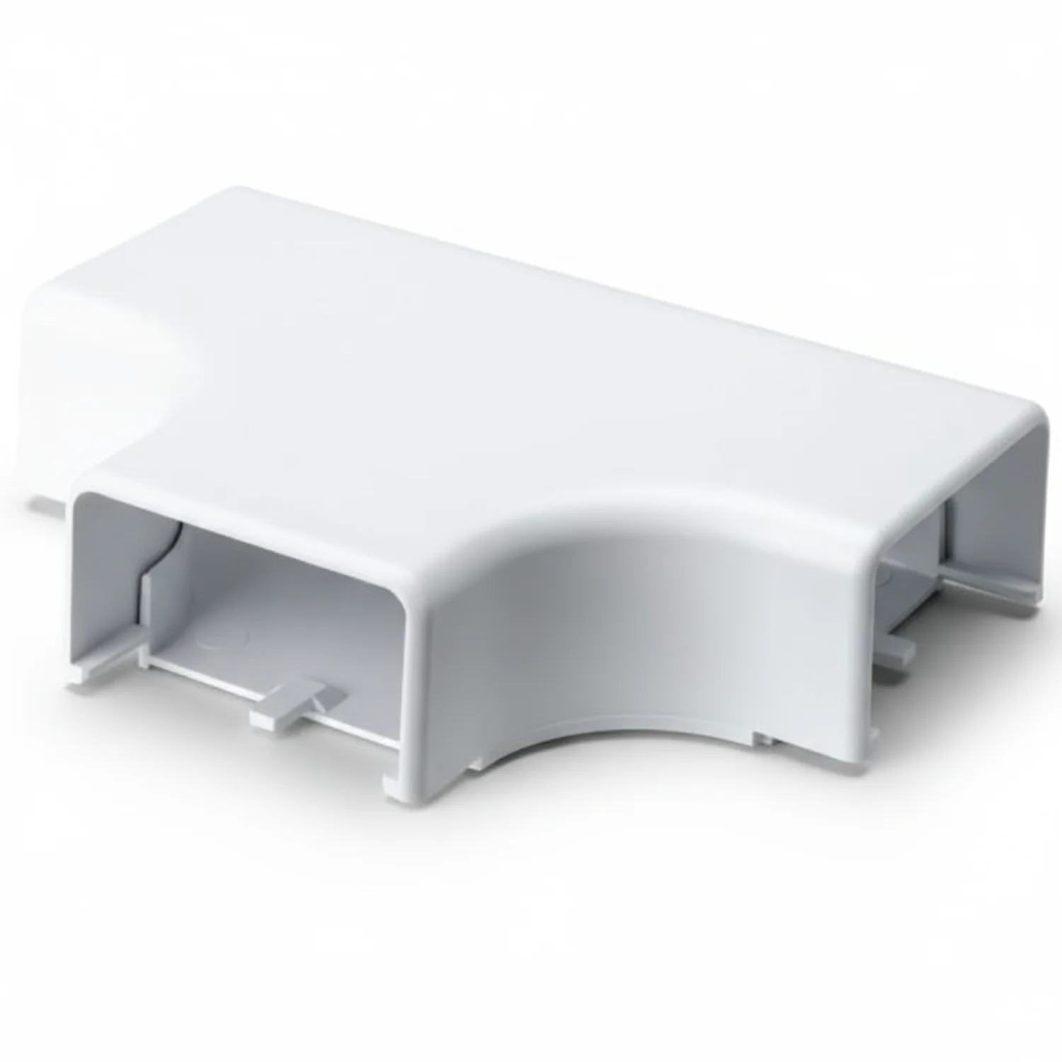 HellermannTyton TSRP3W-21-1 Tee Cover, 1-3/4", 1" Bend Radius, PVC, White, 1/bag