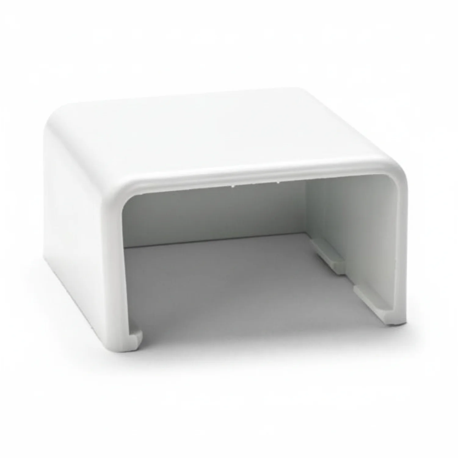HellermannTyton TSRP3W-36 End Cap, 1-3/4", PVC, White, 1/bag
