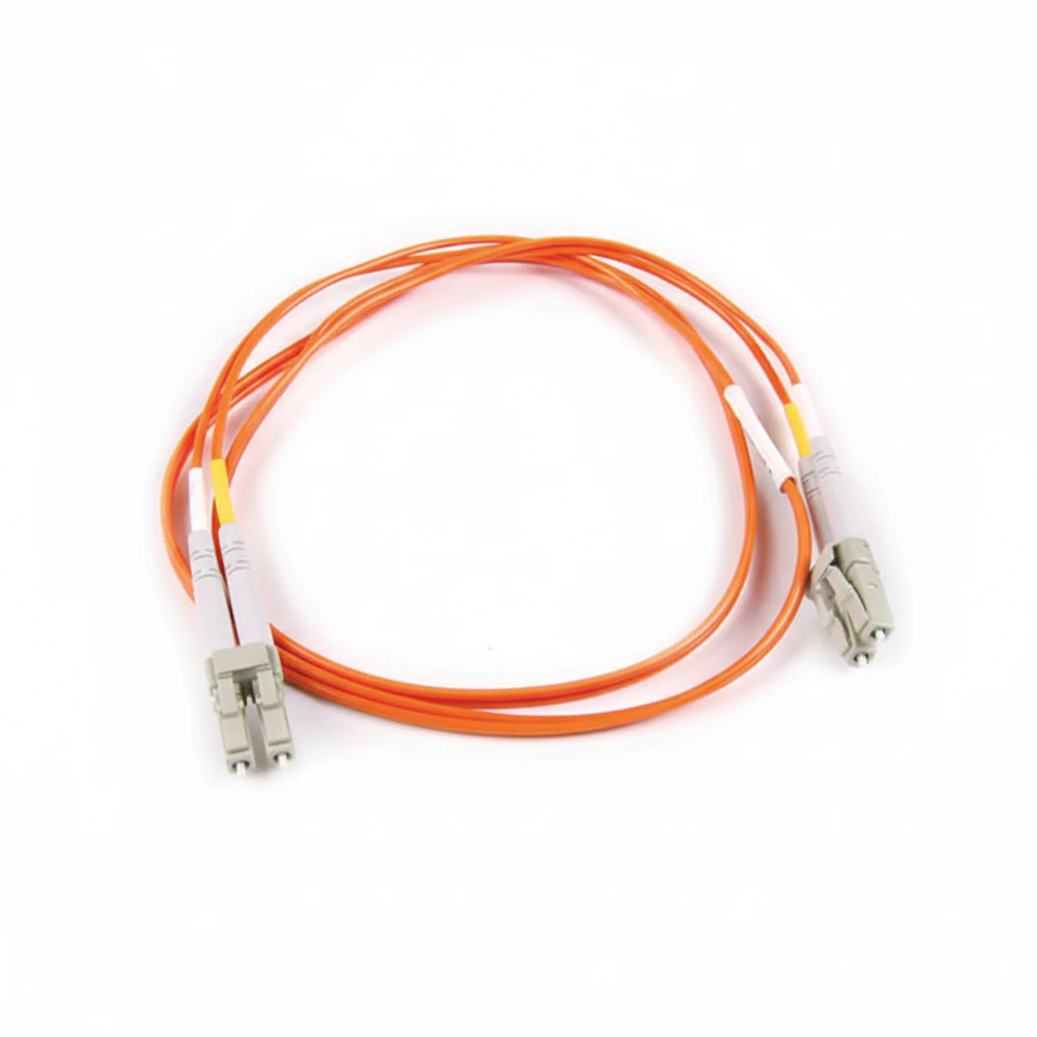 HellermannTyton VFA6LCLCOM2 FT LC - LC Duplex OM2 Fiber Assembly, 6M, Orange, 1/pkg