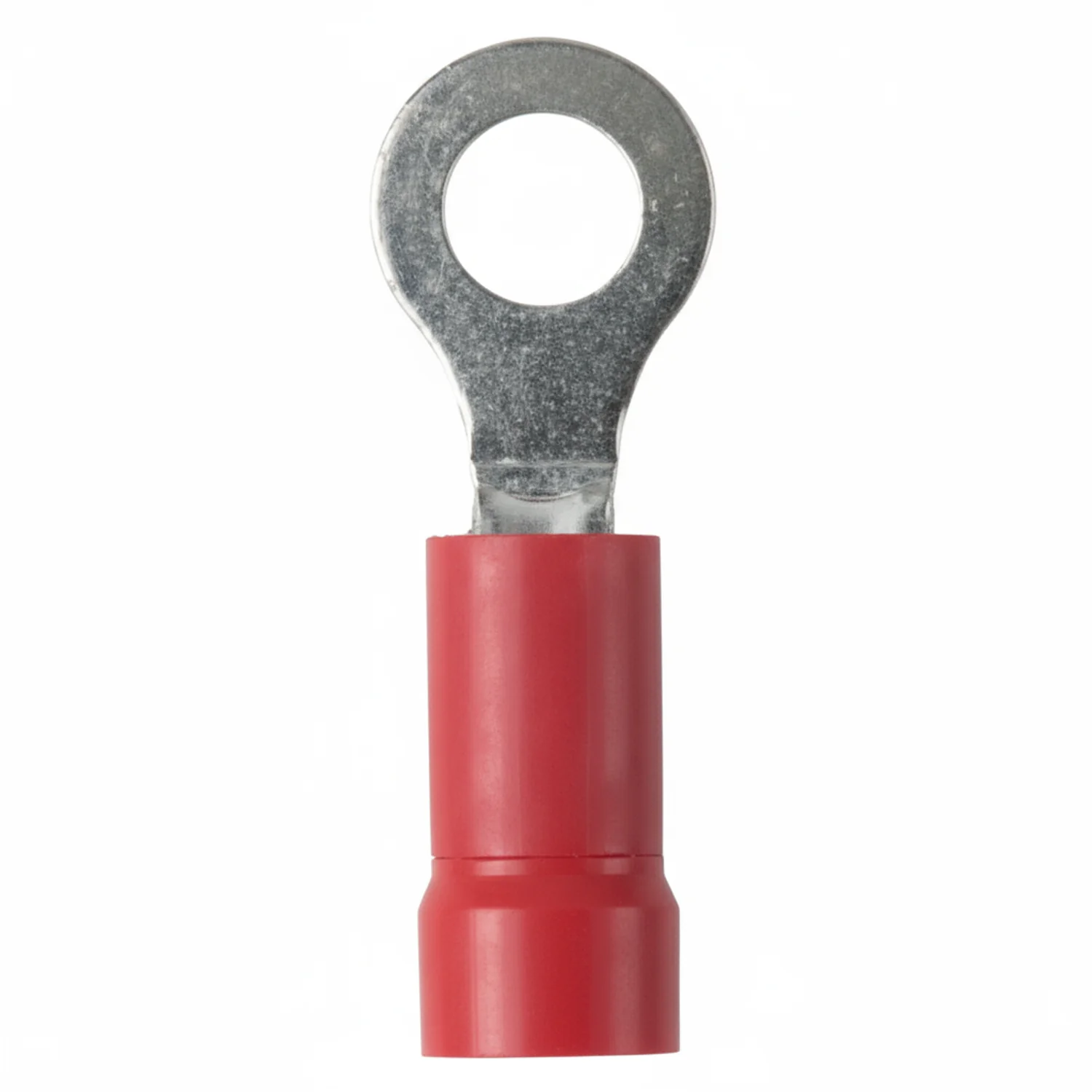 HILLSDALE #50610N Terminal, Ring; Insulated; 600V; No. 10; 8 to 8 AWG 100/Bag