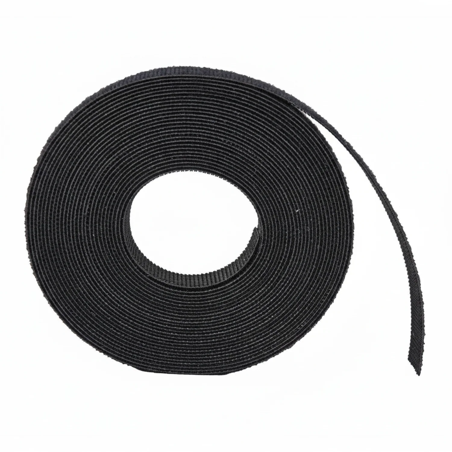 1/2” x 25 Yard Hook & Loop Continuous Roll, Black 1/Bag - Image 2