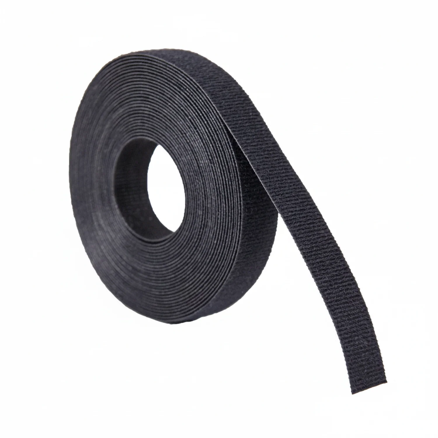3/4” x 25 Yard Hook & Loop Continuous Roll, Black 1/Bag - Image 3