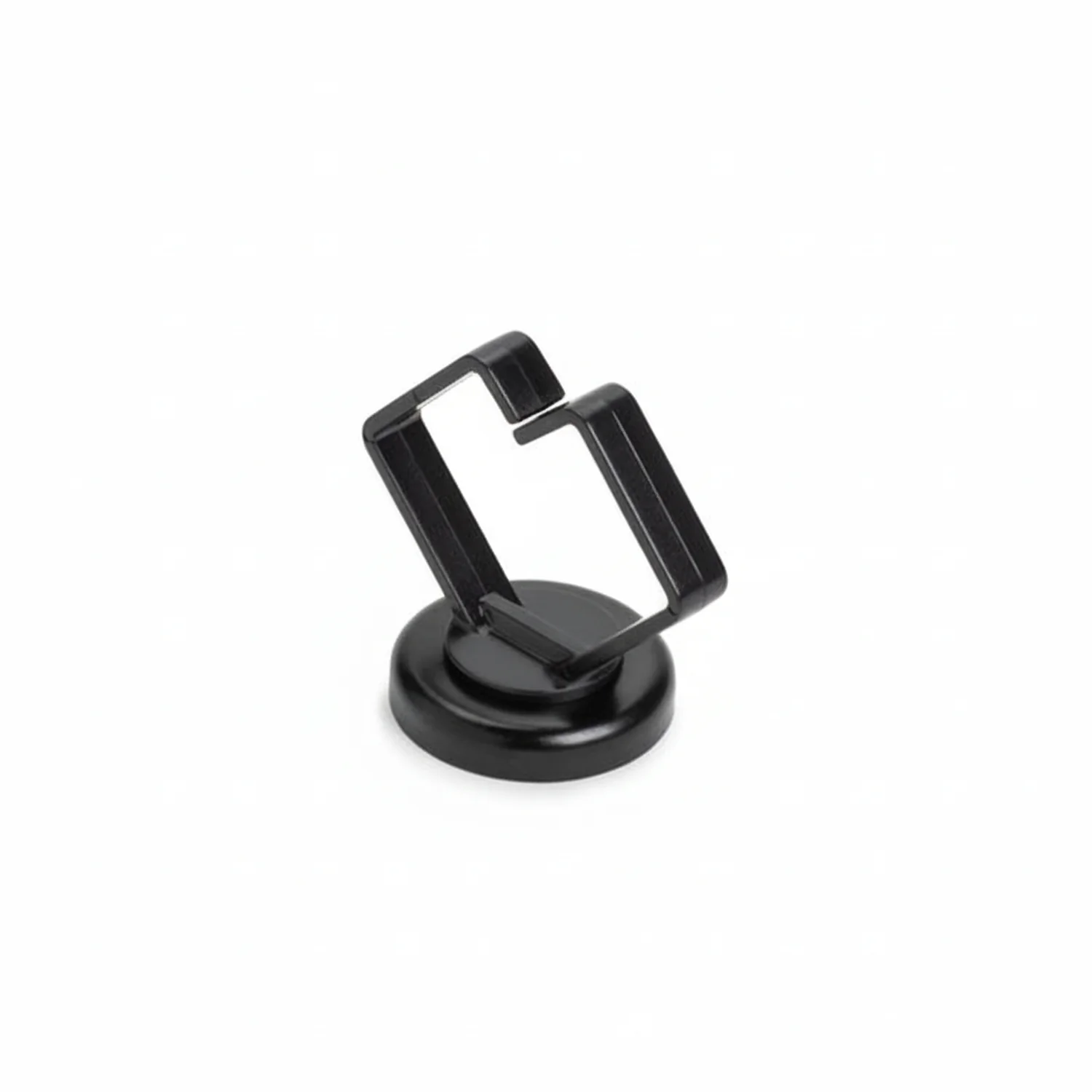 Magnetic Clip, Large, 1", Neodymium Magnet/POM/ST, 15lb Pull Force, Black, 10/bg