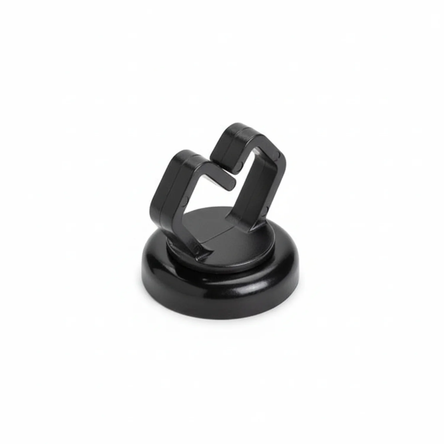 Magnetic Clip, Small, ½", Neodymium Magnet/POM/ST, 10lb Pull Force, Black, 100/bg