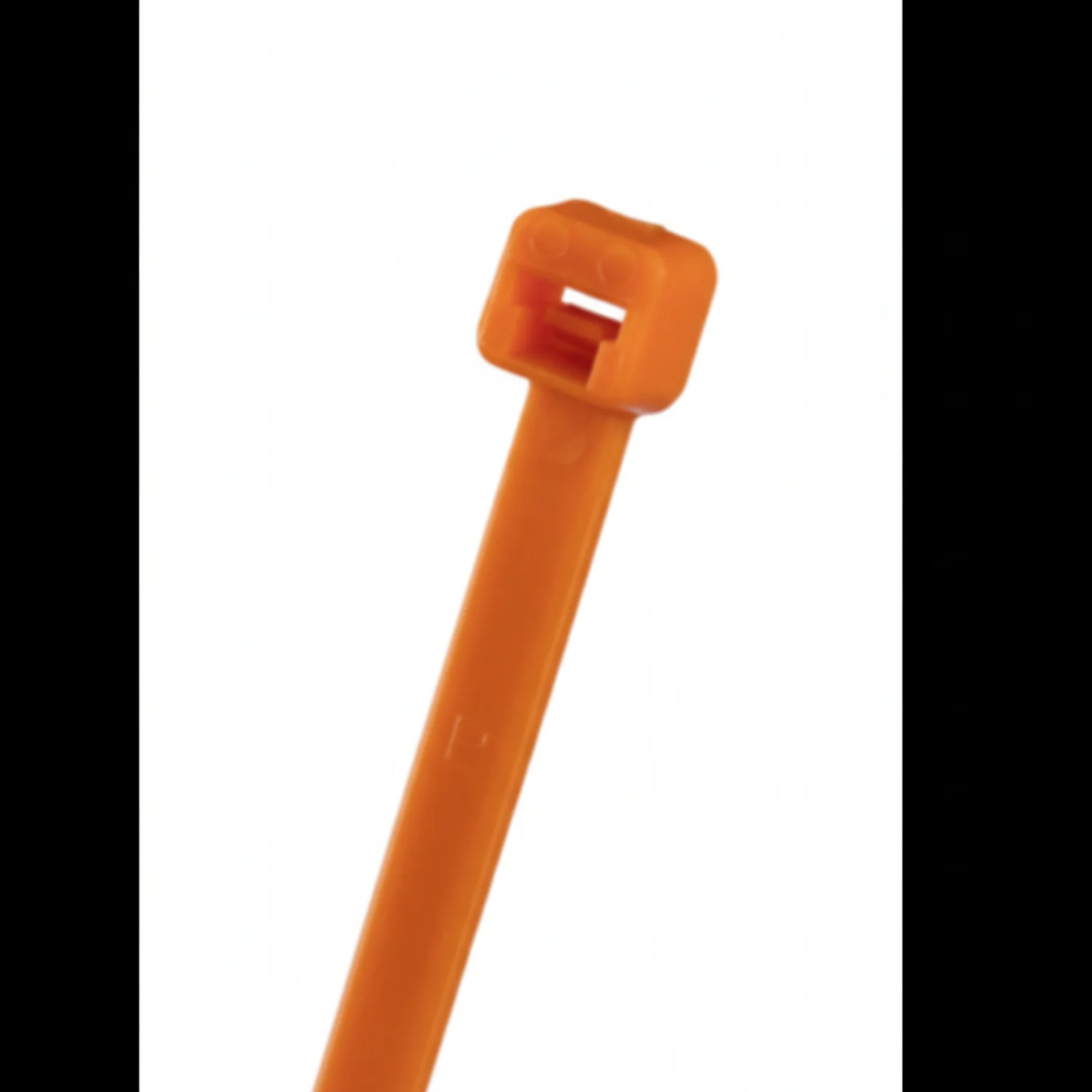 Pan-Ty® PLT2S-M3 Cable Tie, Orange, PA6.6, 7.4"L, 50lb, PK1000