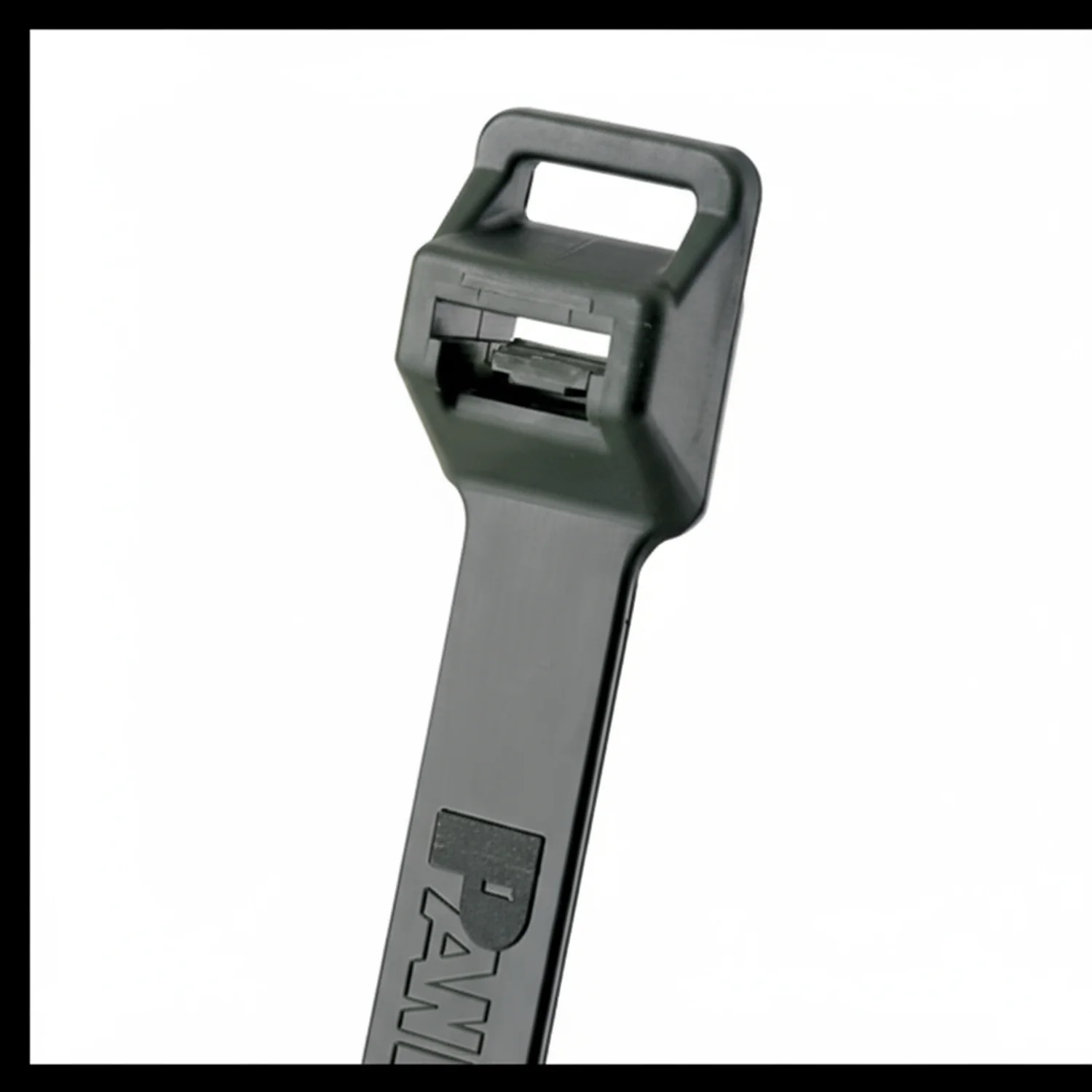 Pan-Ty® PLT8EH-Q0 Cable Tie, Black, UV PA6.6, 28.3"L, 250lb, PK25