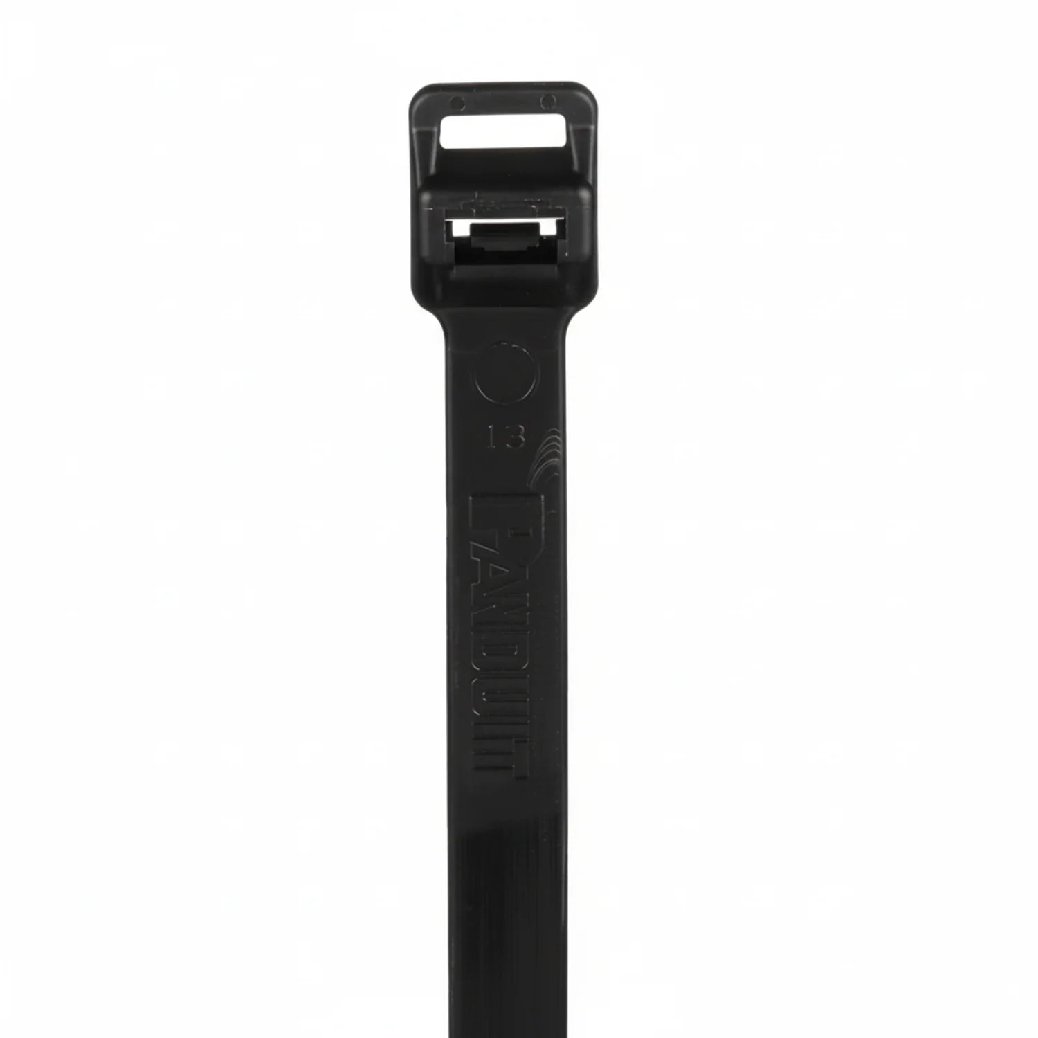 Pan-Ty® PLT8EH-C0 Cable Tie, Black, UV PA6.6, 30.6"L, 175lb, PK100 - Image 4