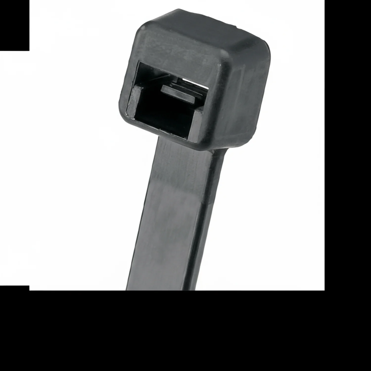 Pan-Ty® PLT8LH-C120 Cable Tie, Black, UV Nylon 12, 27.6"L, 90lb, PK100
