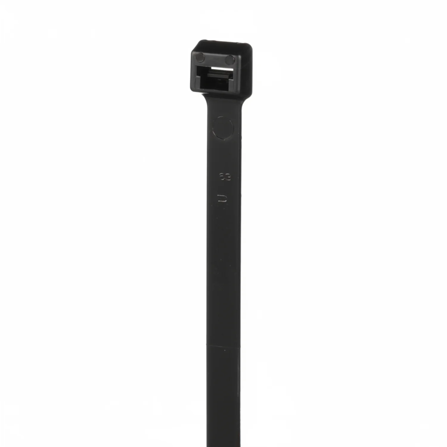 Pan-Ty® PLT8LH-C120 Cable Tie, Black, UV Nylon 12, 27.6"L, 90lb, PK100 - Image 2