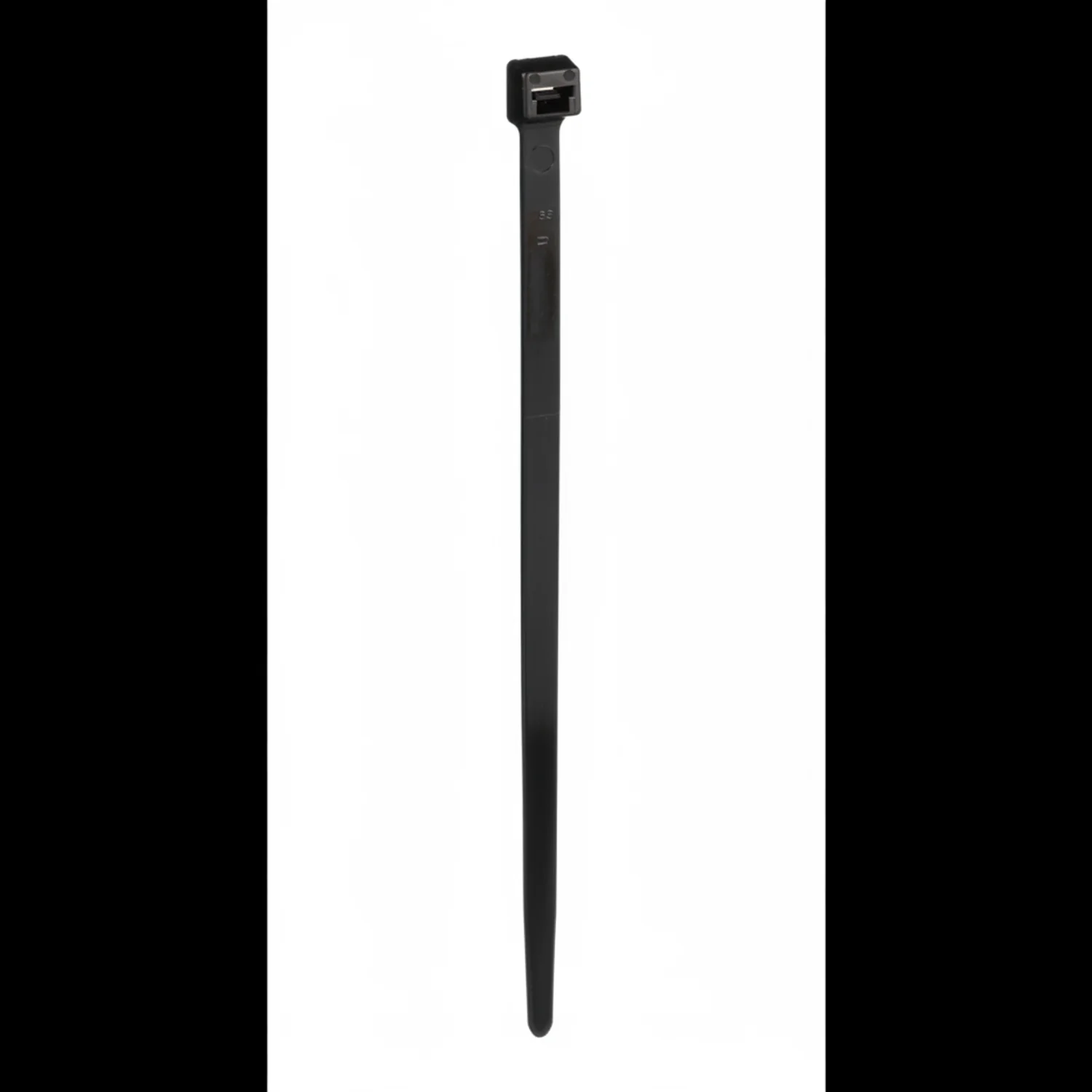 Pan-Ty® PLT8LH-C120 Cable Tie, Black, UV Nylon 12, 27.6"L, 90lb, PK100 - Image 3